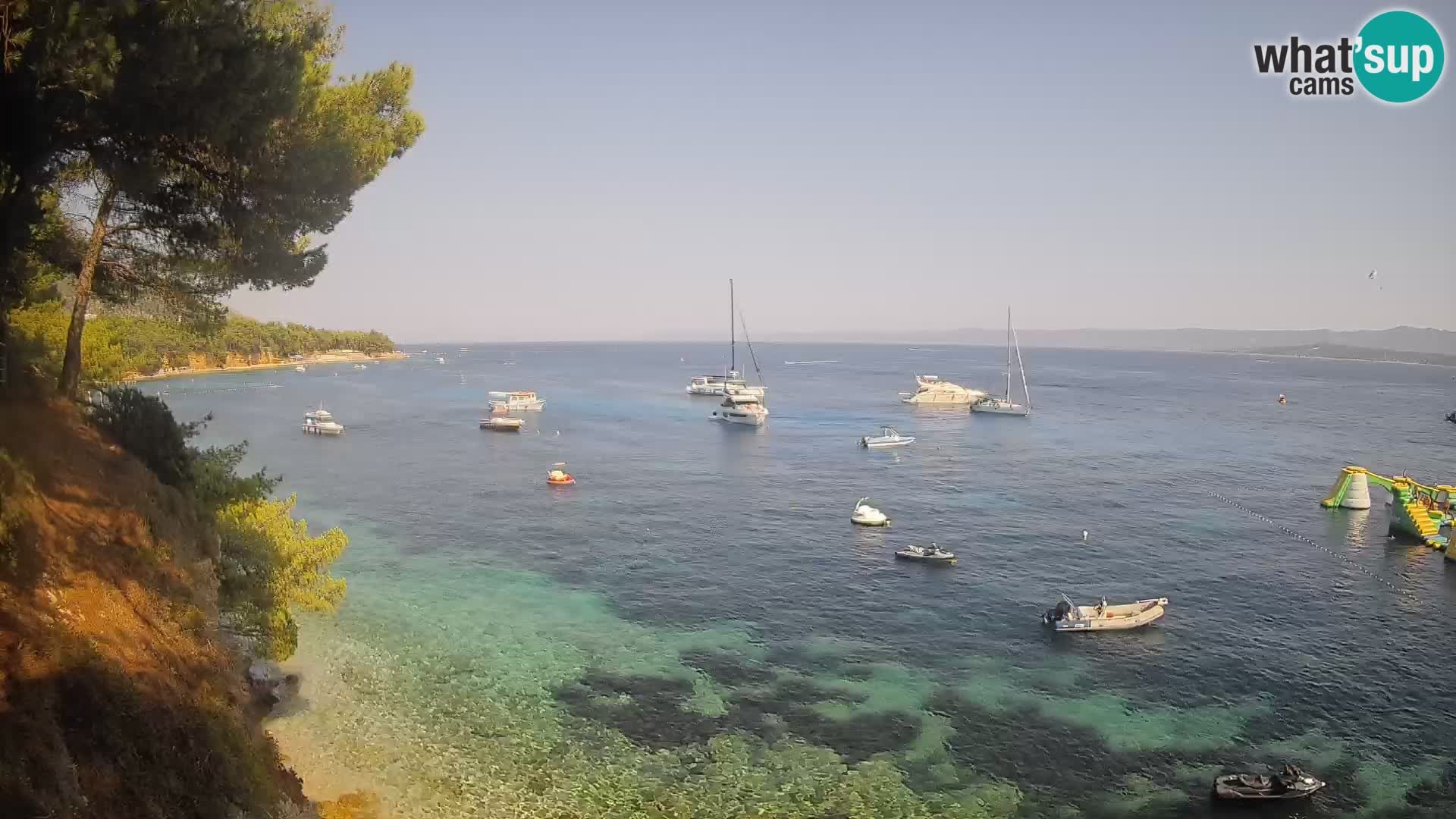 Webcam Potočine Beach Bol – Live View of Borak Beach, Brač Island