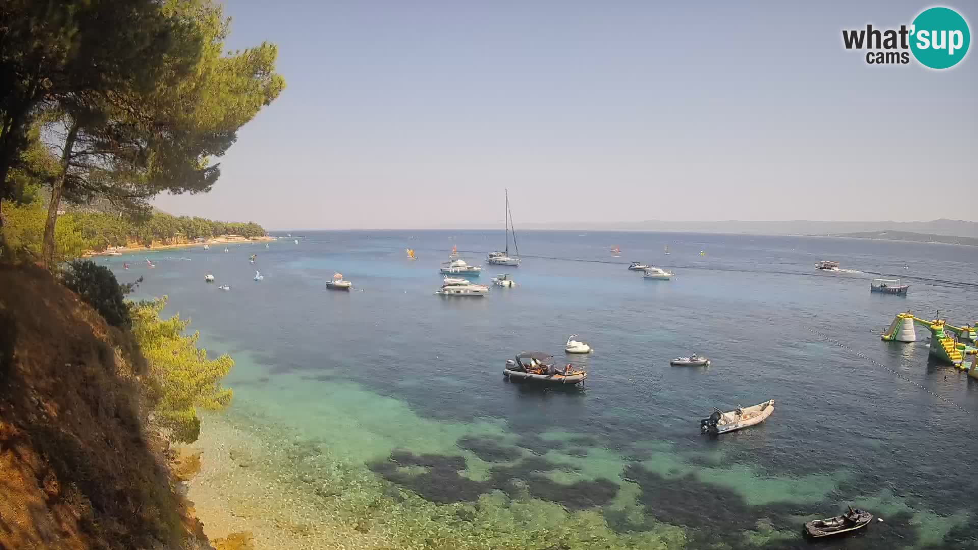 Webcam Potočine Beach Bol – Live View of Borak Beach, Brač Island