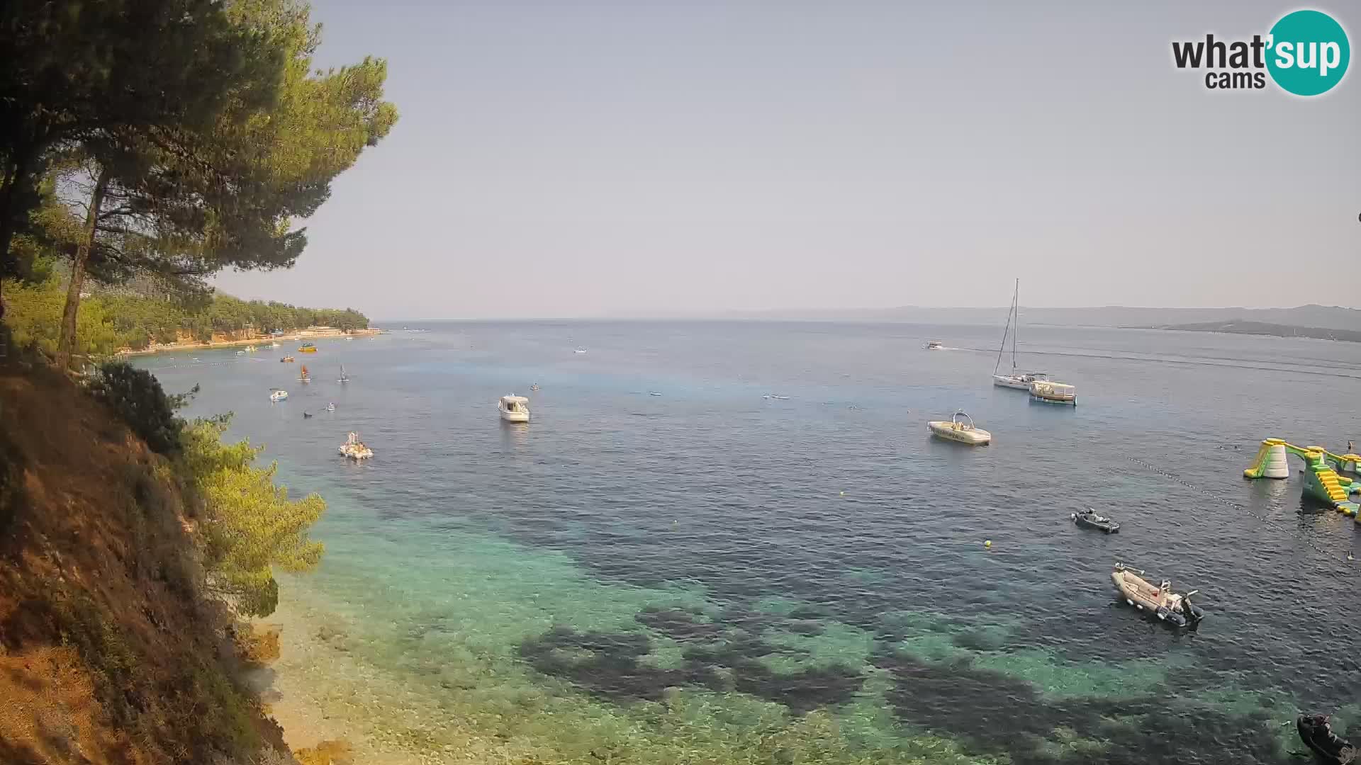 Webcam Potočine Beach Bol – Live View of Borak Beach, Brač Island