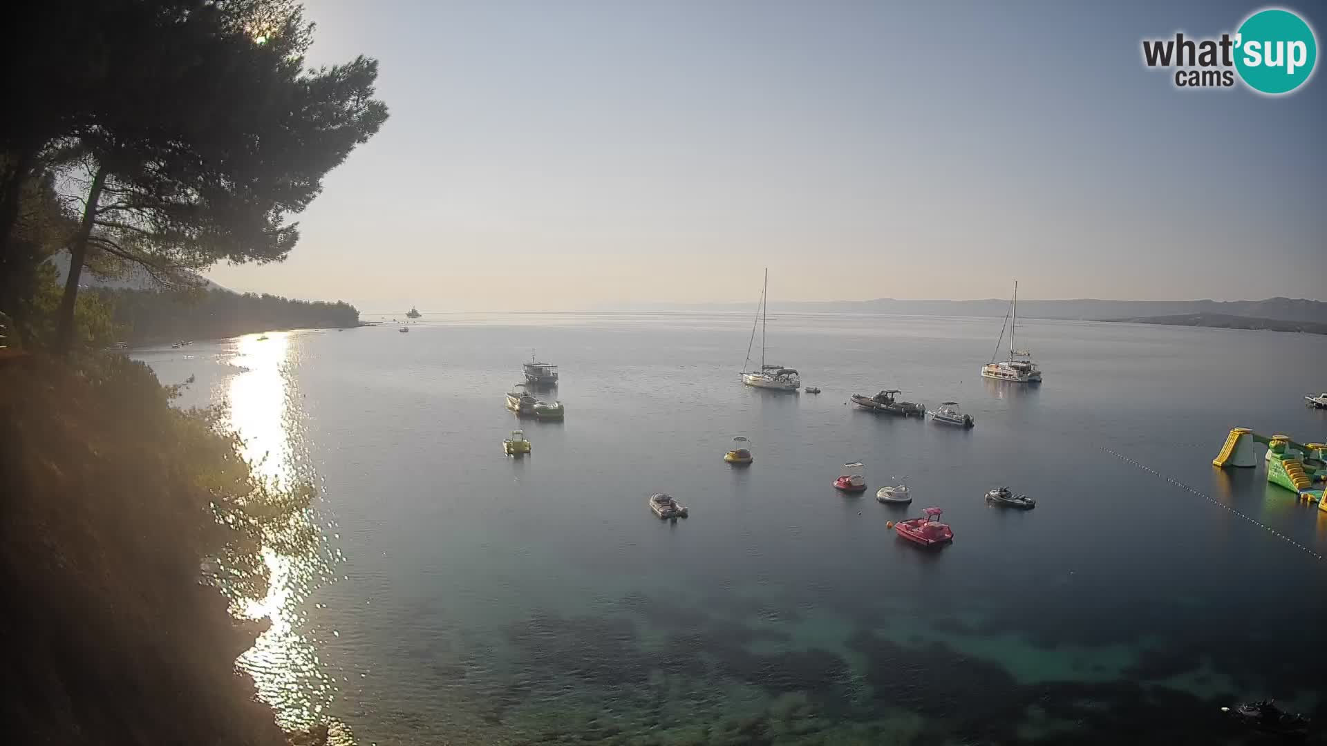 Webcam Potočine Beach Bol – Live View of Borak Beach, Brač Island
