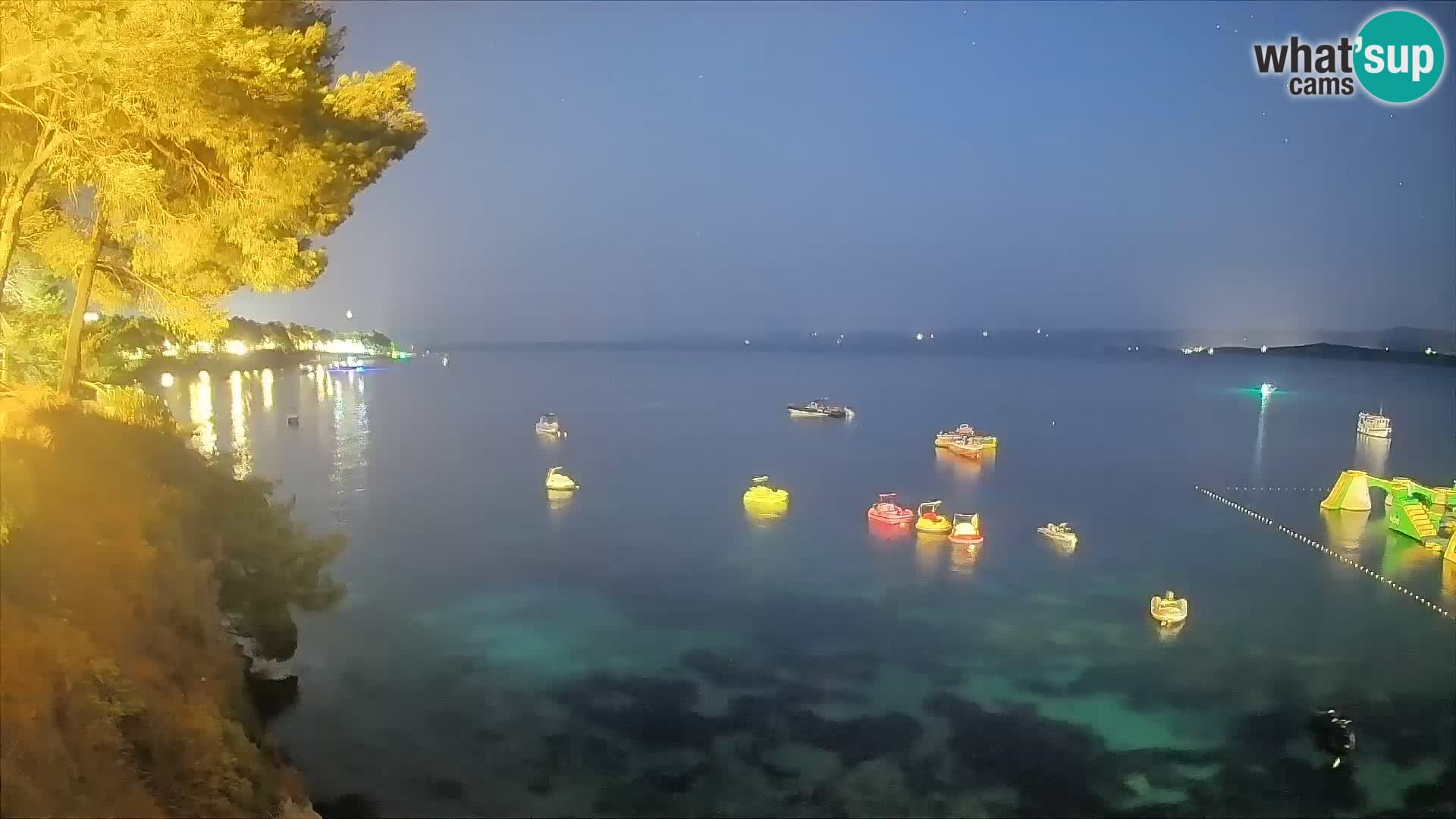 Webcam Strand Potočine Bol – Liveblick auf Borak Beach, Insel Brač