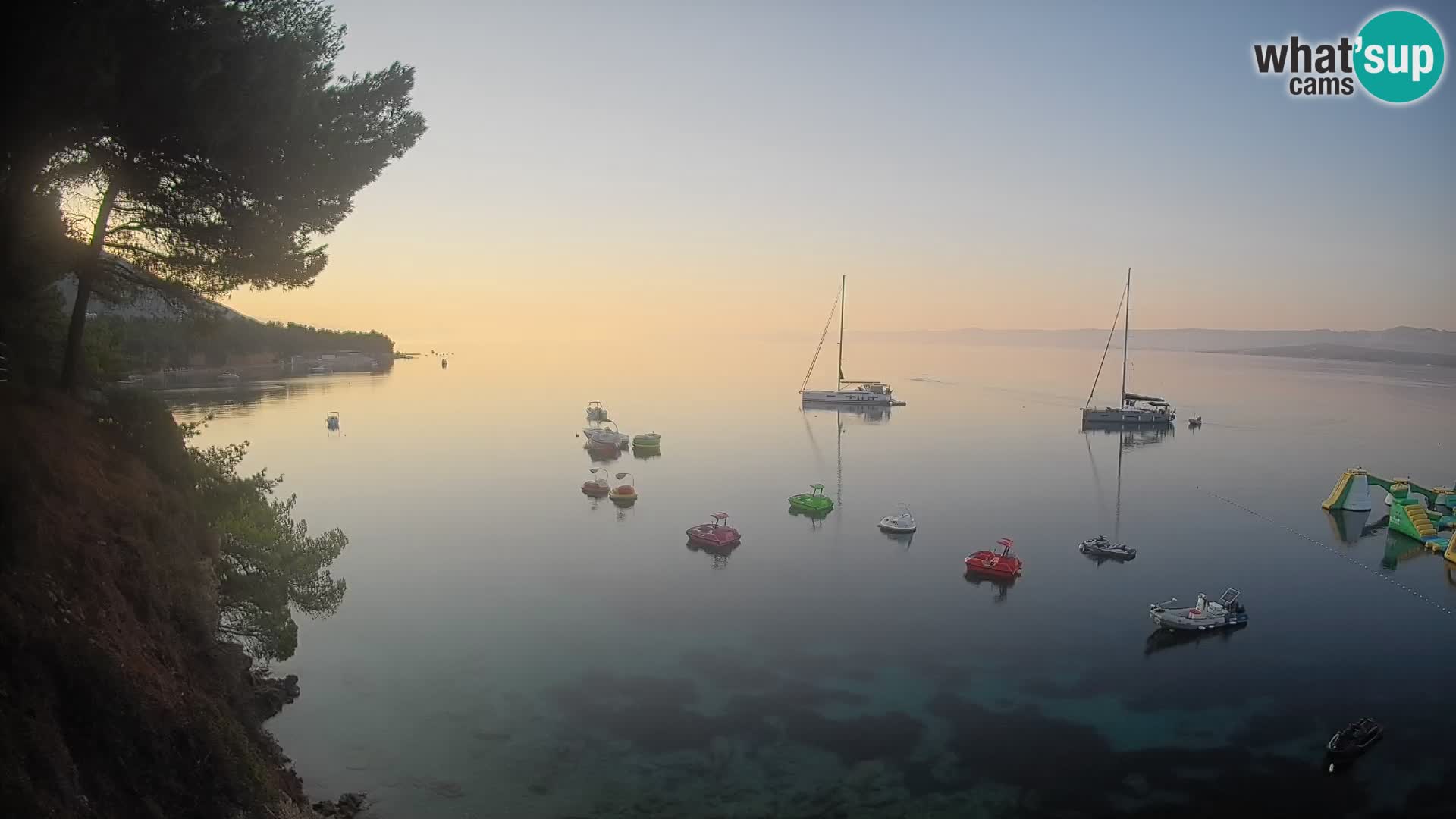 Webcam Potočine Beach Bol – Live View of Borak Beach, Brač Island