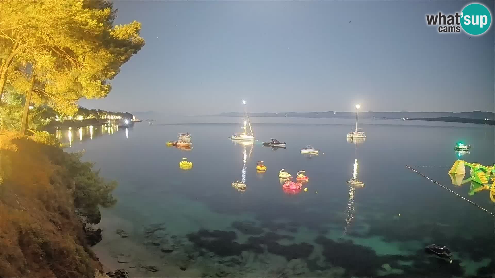 Webcam Potočine Beach Bol – Live View of Borak Beach, Brač Island
