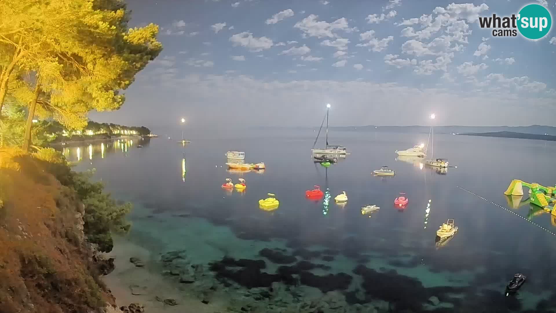 Webcam Potočine Beach Bol – Live View of Borak Beach, Brač Island