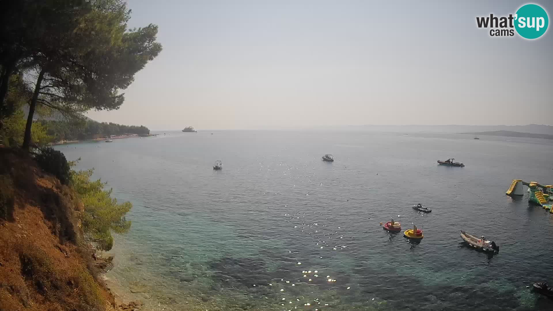 Webcam plage Potočine Bol – Vue en direct sur Borak Beach, île de Brač