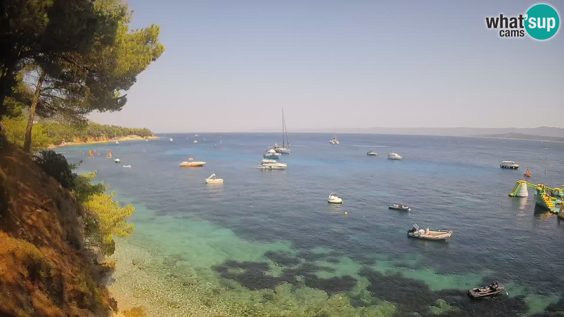 Webcam Strand Potočine Bol – Liveblick auf Borak Beach, Insel Brač