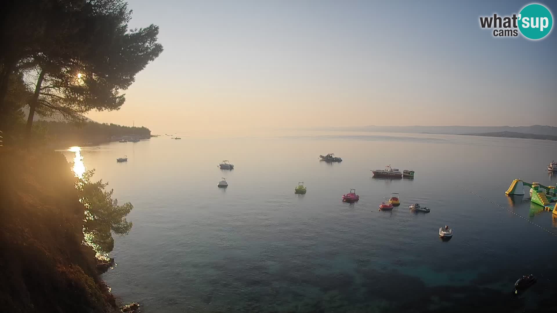 Web kamera Potočine Bol – Pogled uživo na plažu Borak, otok Brač