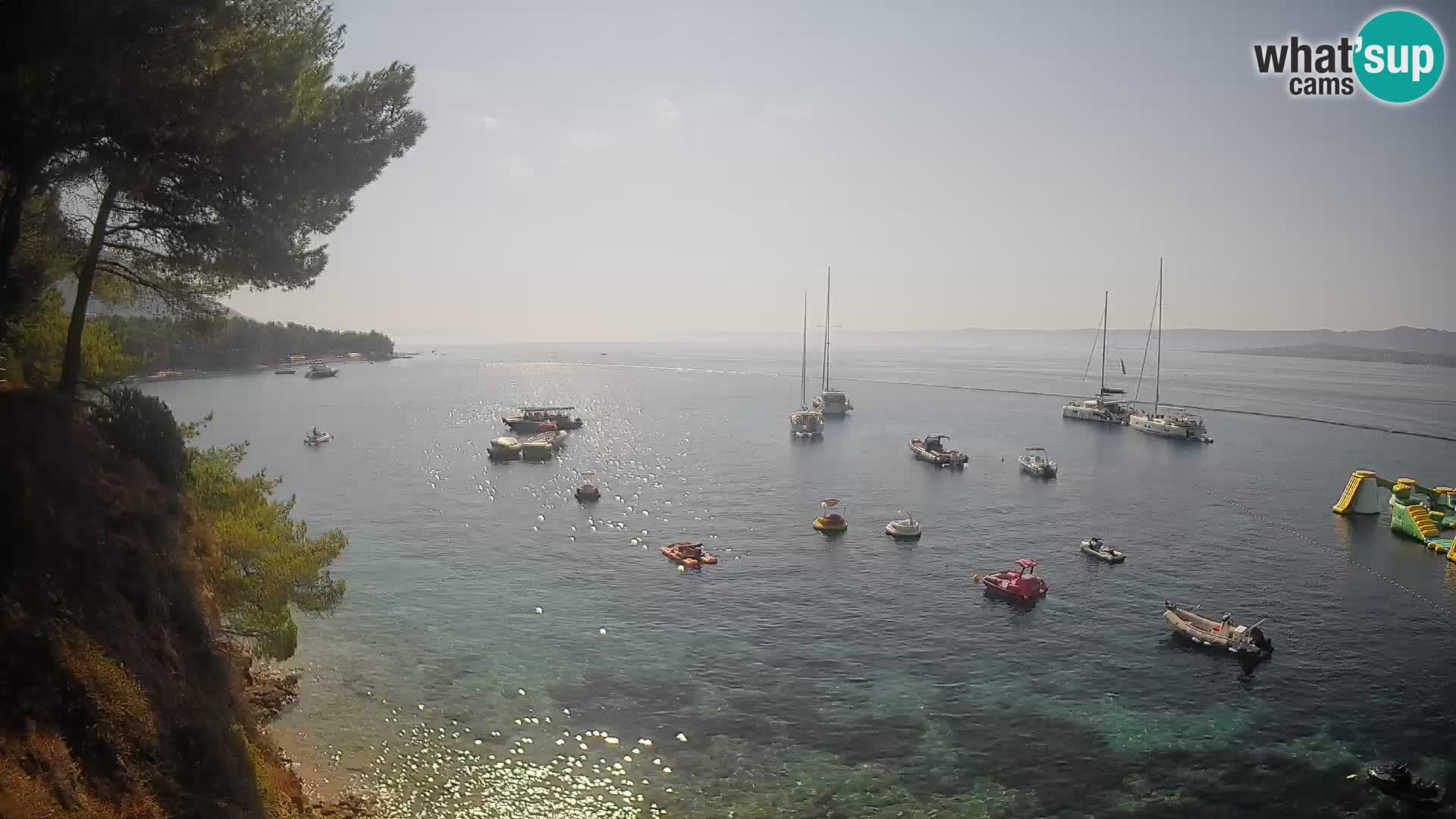Webcam Strand Potočine Bol – Liveblick auf Borak Beach, Insel Brač