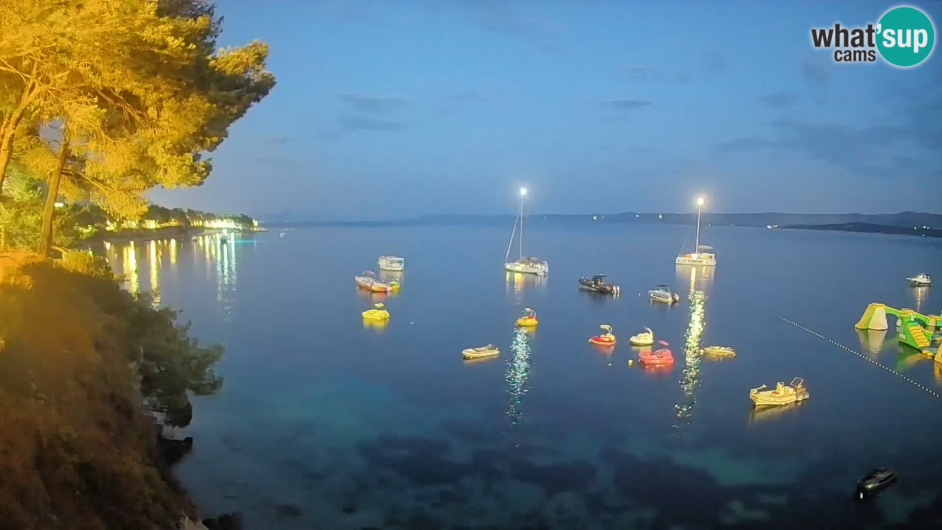 Webcam Playa Potočine Bol – Vista en vivo de Borak Beach, Isla de Brač