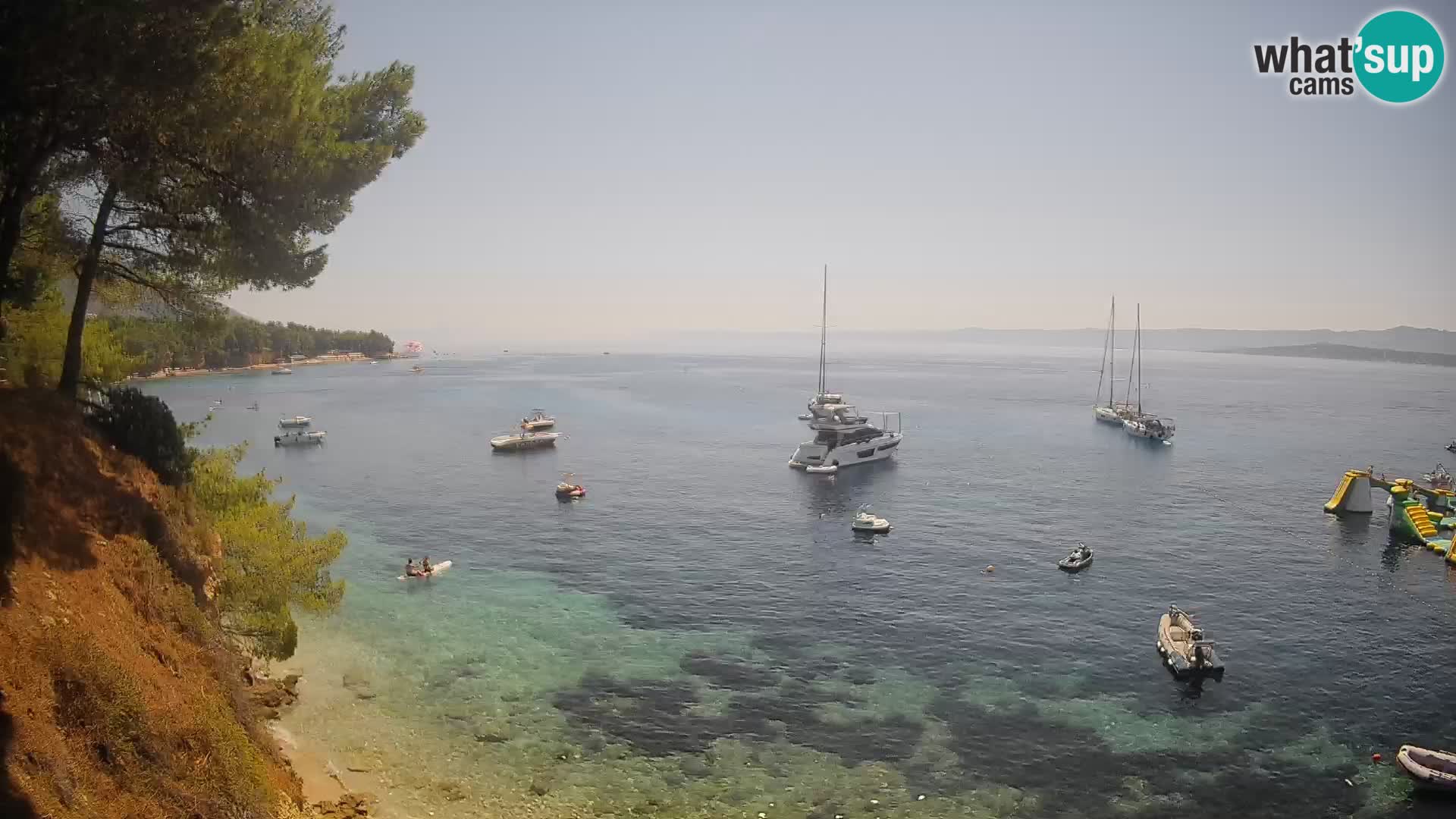 Webcam Potočine Beach Bol – Live View of Borak Beach, Brač Island
