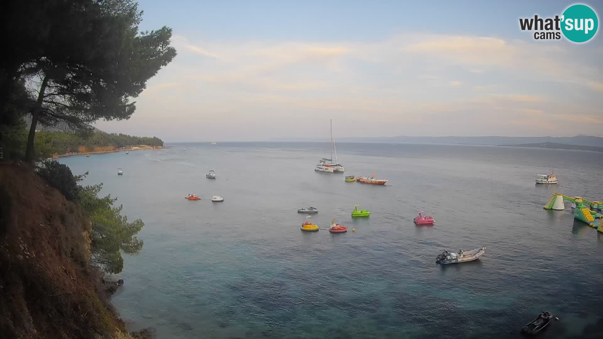 Webcam Potočine Beach Bol – Live View of Borak Beach, Brač Island