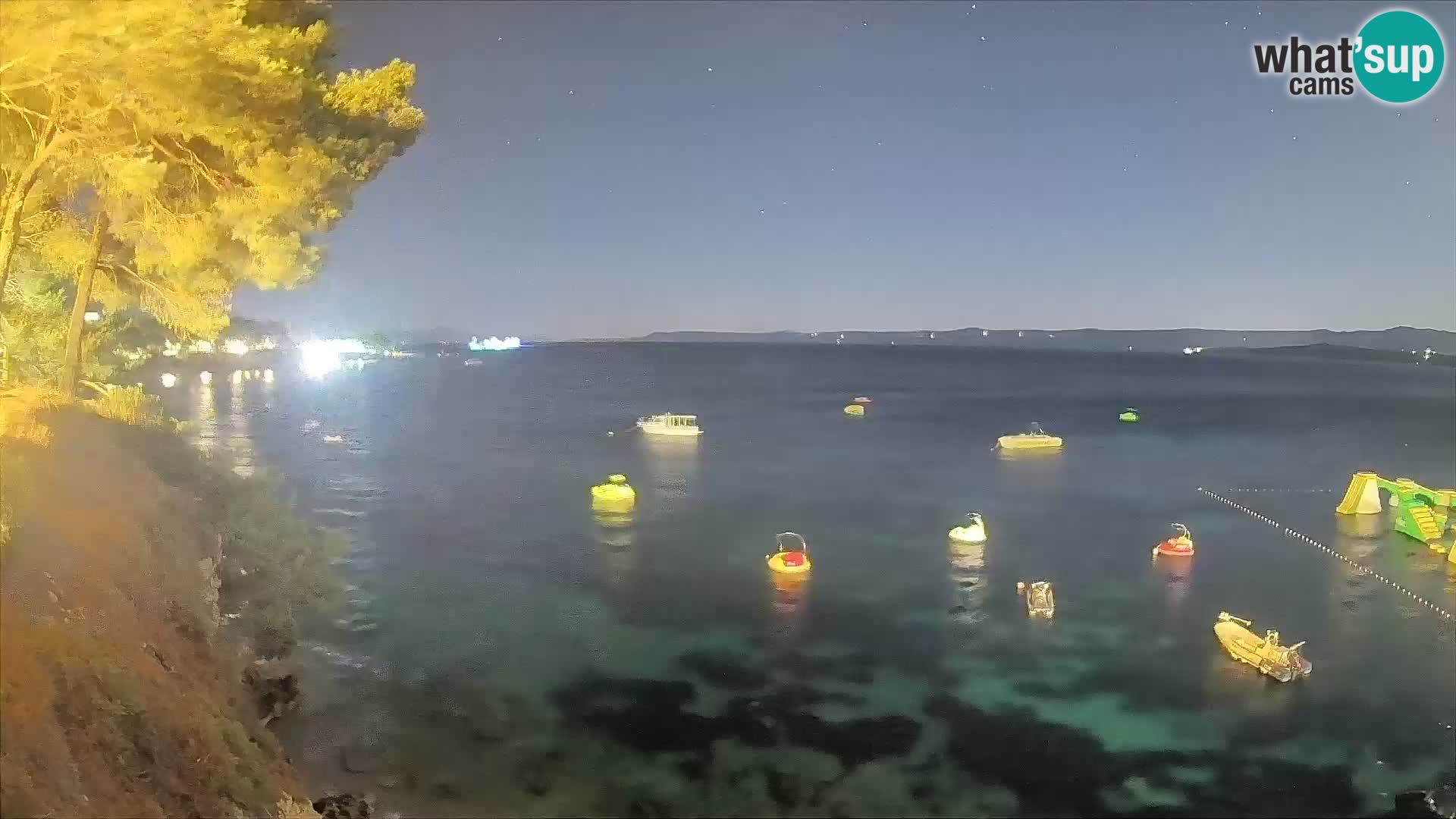 Webcam Potočine Beach Bol – Live View of Borak Beach, Brač Island