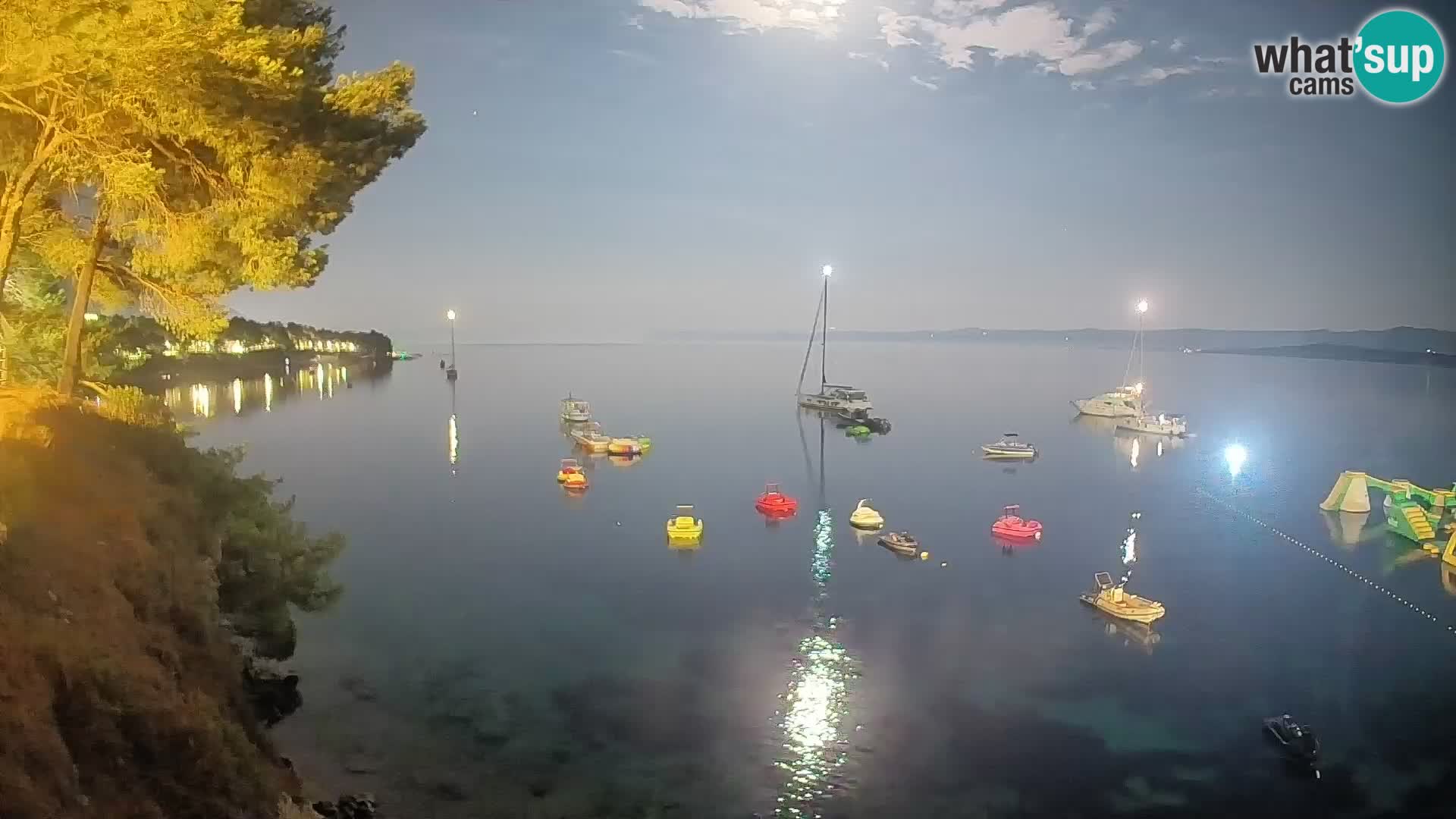 Webcam Strand Potočine Bol – Liveblick auf Borak Beach, Insel Brač