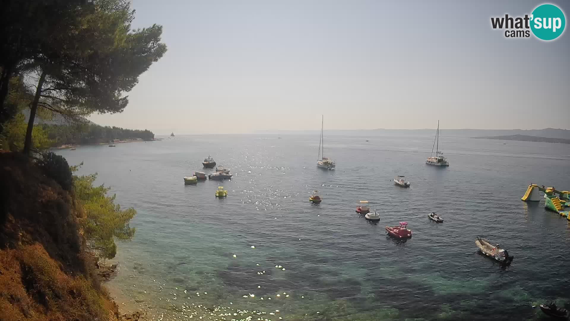 Webcam Strand Potočine Bol – Liveblick auf Borak Beach, Insel Brač