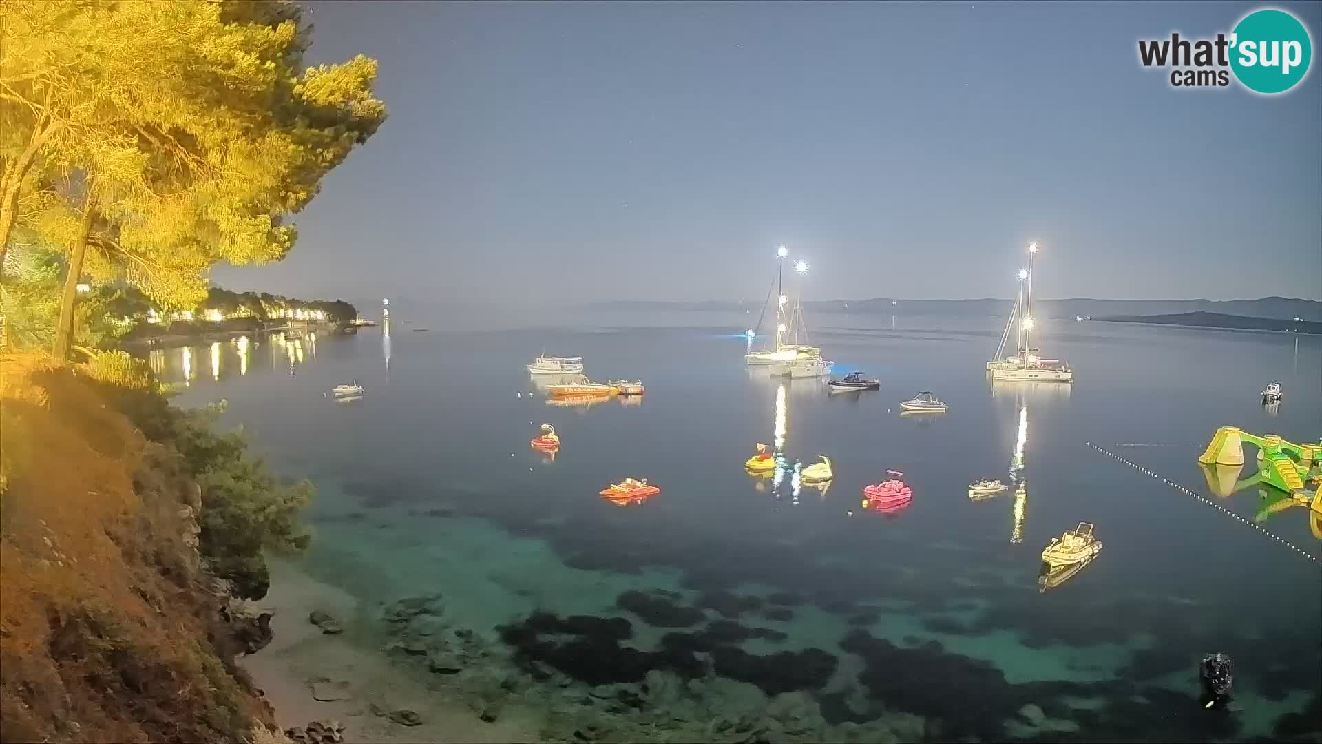 Webcam Potočine Beach Bol – Live View of Borak Beach, Brač Island