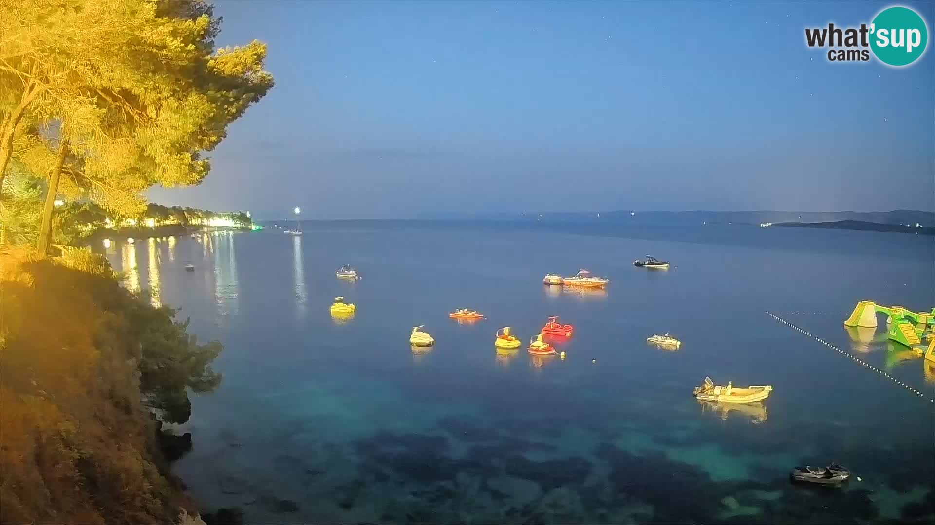 Web kamera Potočine Bol – Pogled uživo na plažu Borak, otok Brač