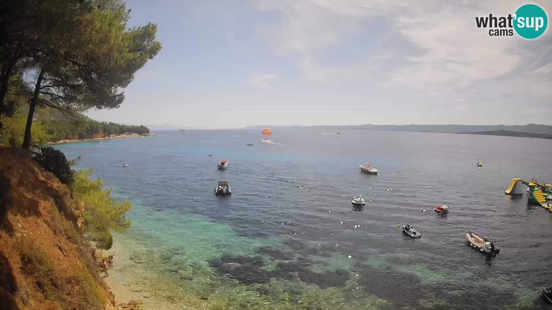 Webcam Potočine Beach Bol – Live View of Borak Beach, Brač Island