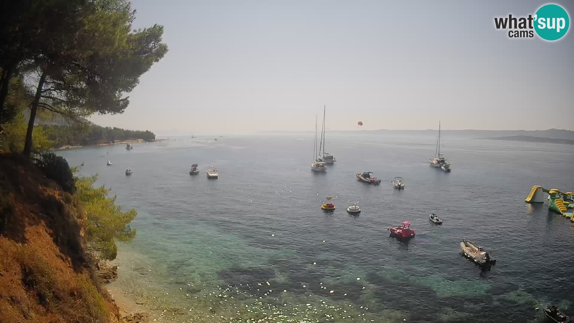 Webcam Potočine Beach Bol – Live View of Borak Beach, Brač Island