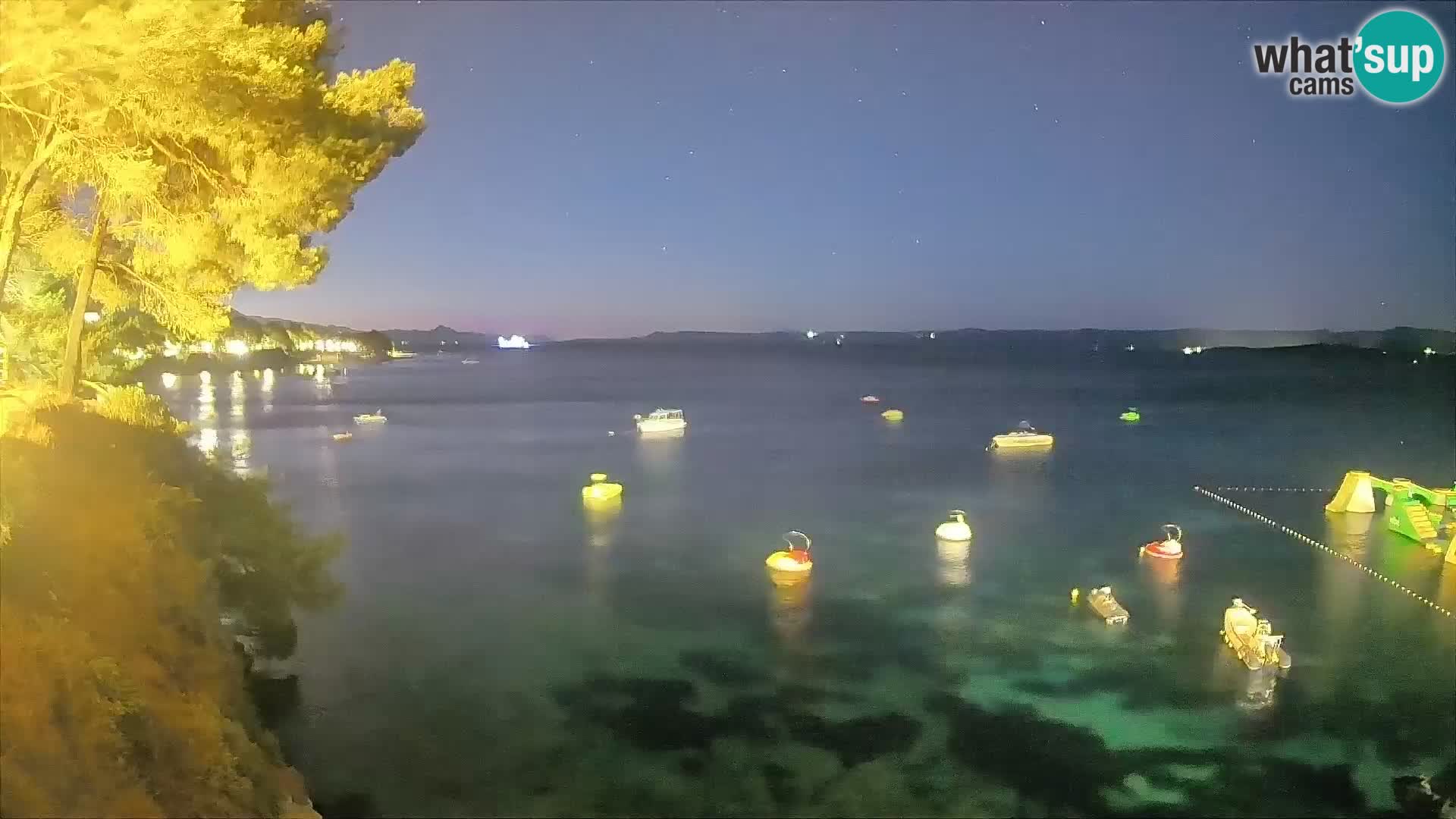 Webcam Playa Potočine Bol – Vista en vivo de Borak Beach, Isla de Brač