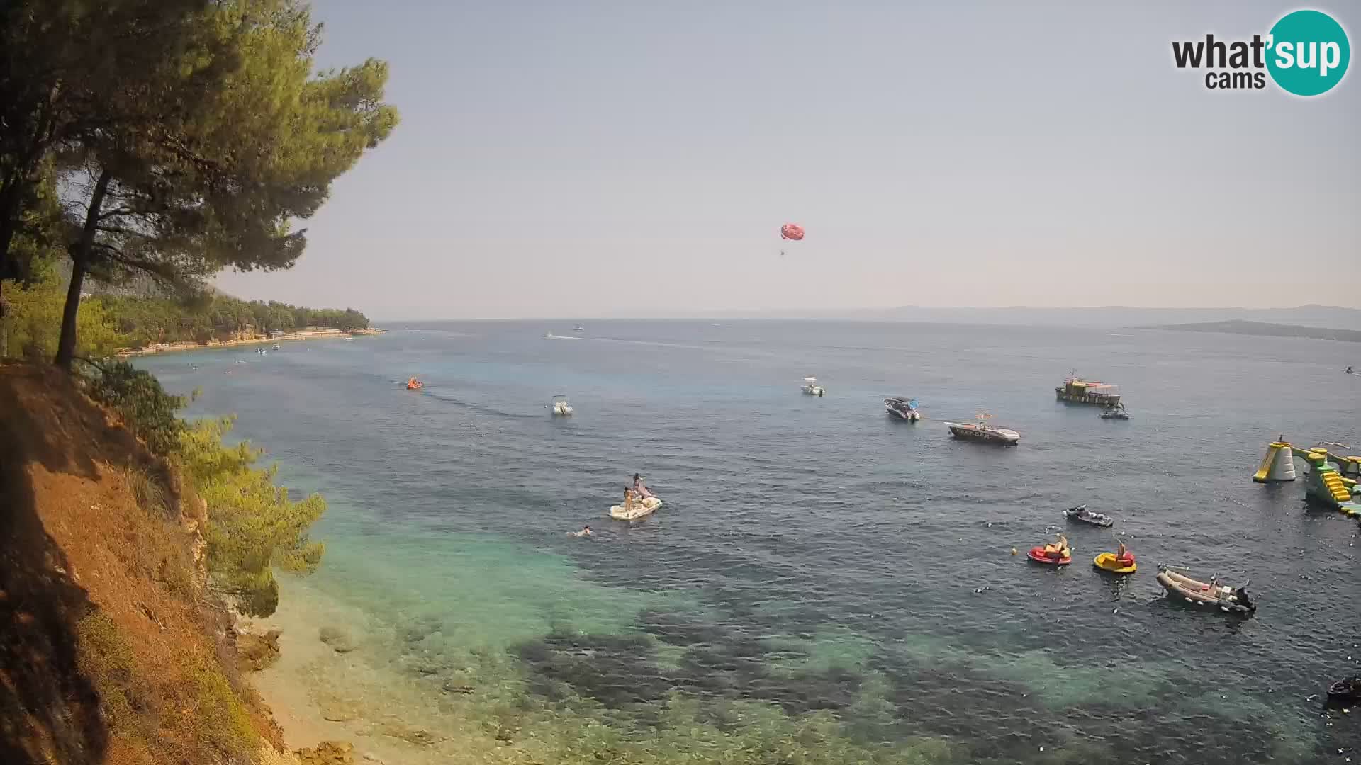 Webcam Potočine Beach Bol – Live View of Borak Beach, Brač Island