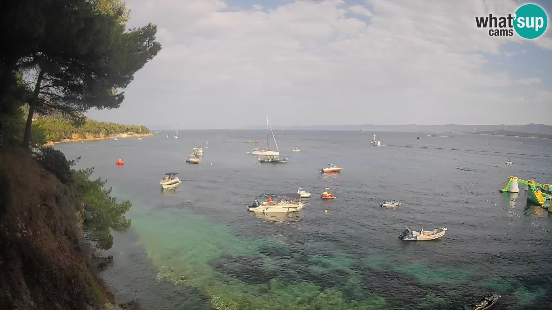 Webcam Strand Potočine Bol – Liveblick auf Borak Beach, Insel Brač
