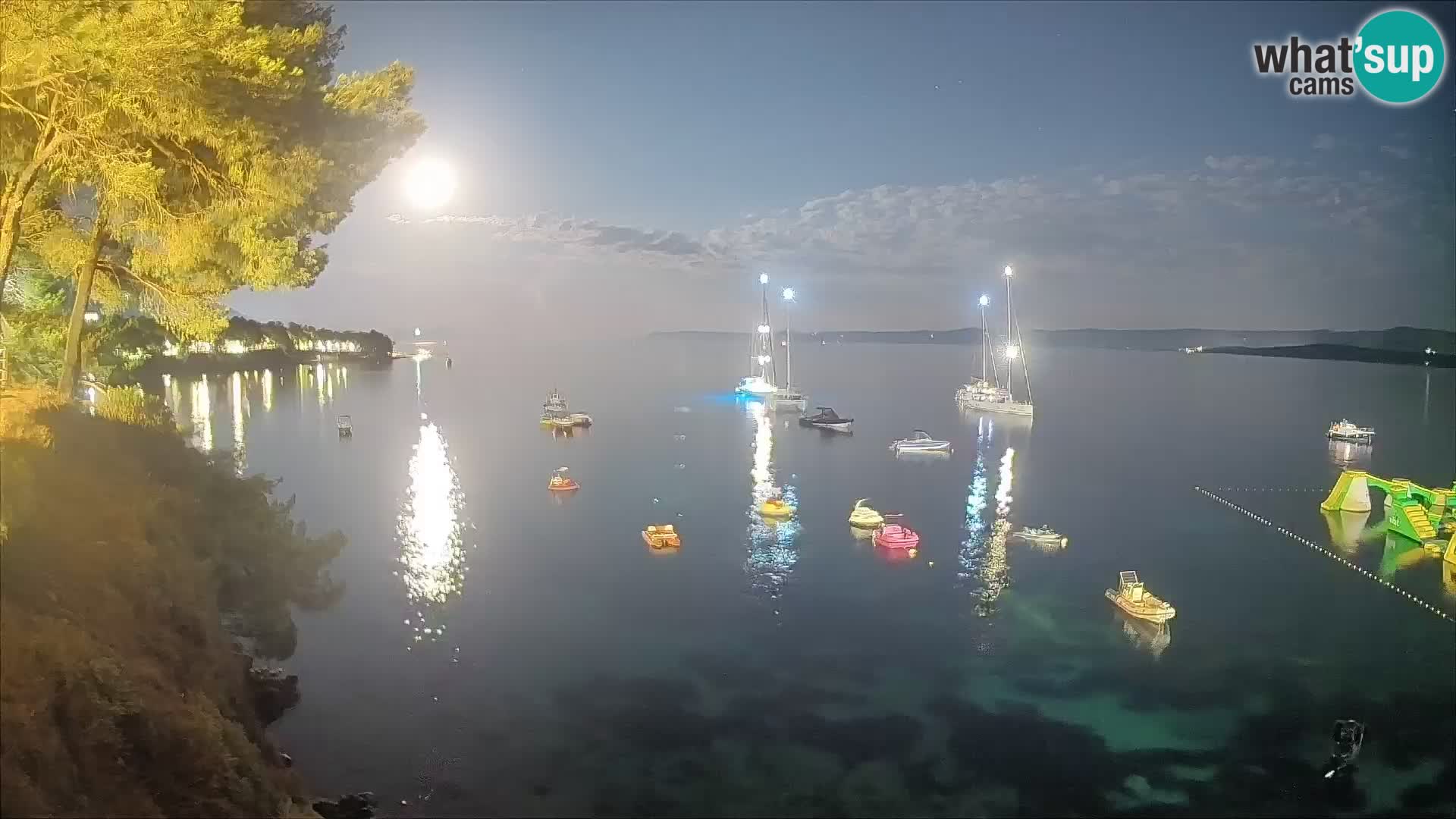 Webcam Strand Potočine Bol – Liveblick auf Borak Beach, Insel Brač