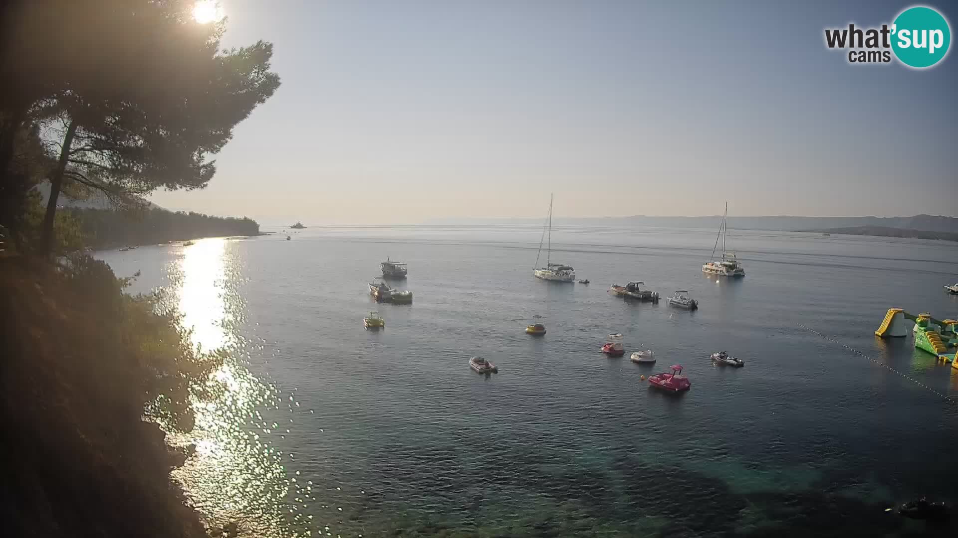 Webcam plage Potočine Bol – Vue en direct sur Borak Beach, île de Brač