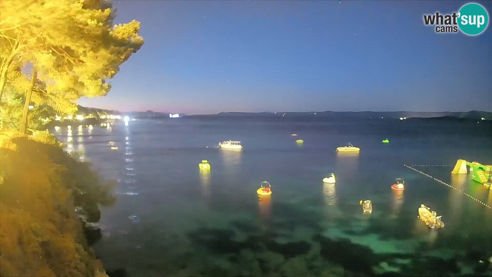 Webcam Strand Potočine Bol – Liveblick auf Borak Beach, Insel Brač
