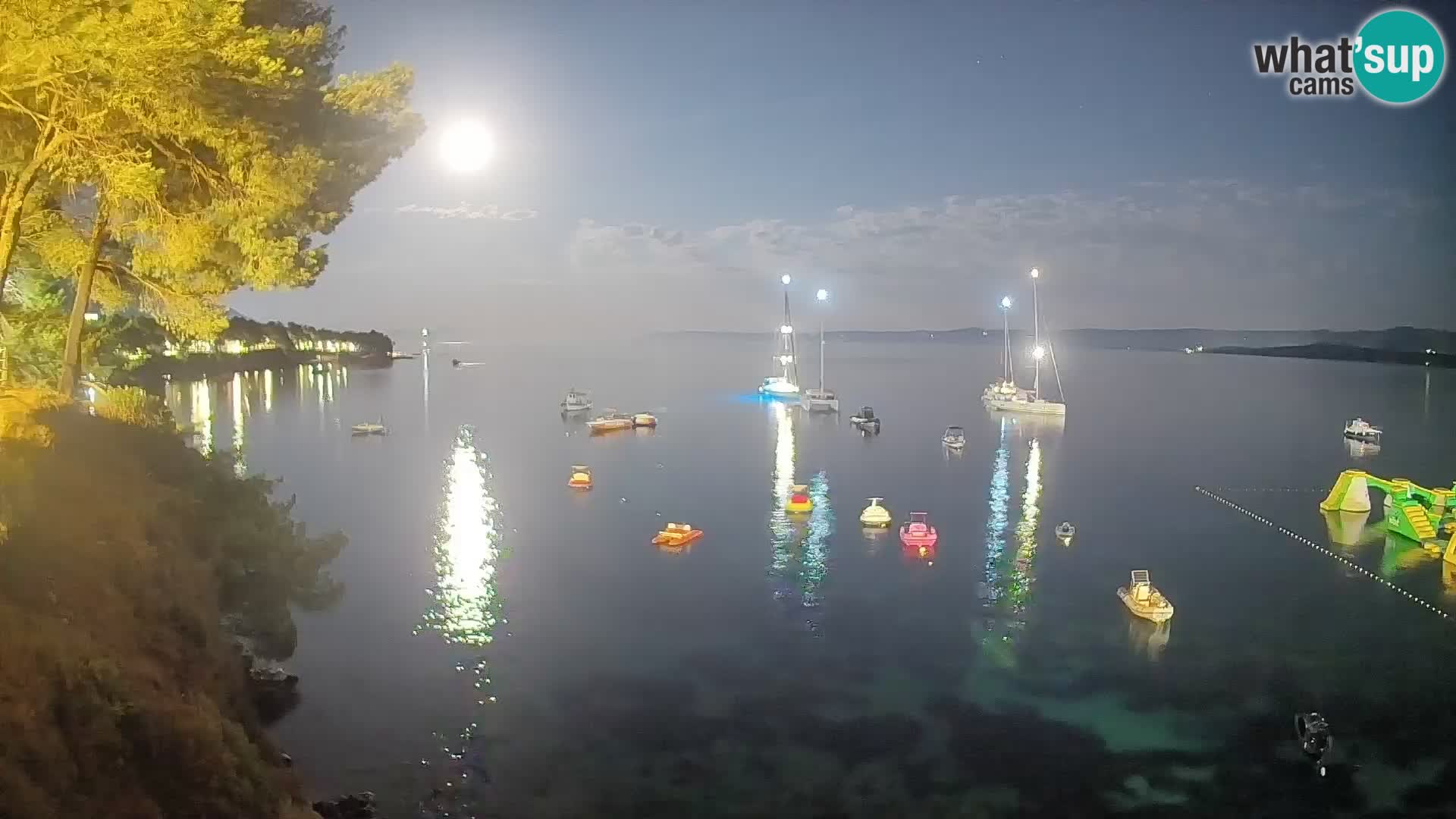 Webcam Potočine Beach Bol – Live View of Borak Beach, Brač Island