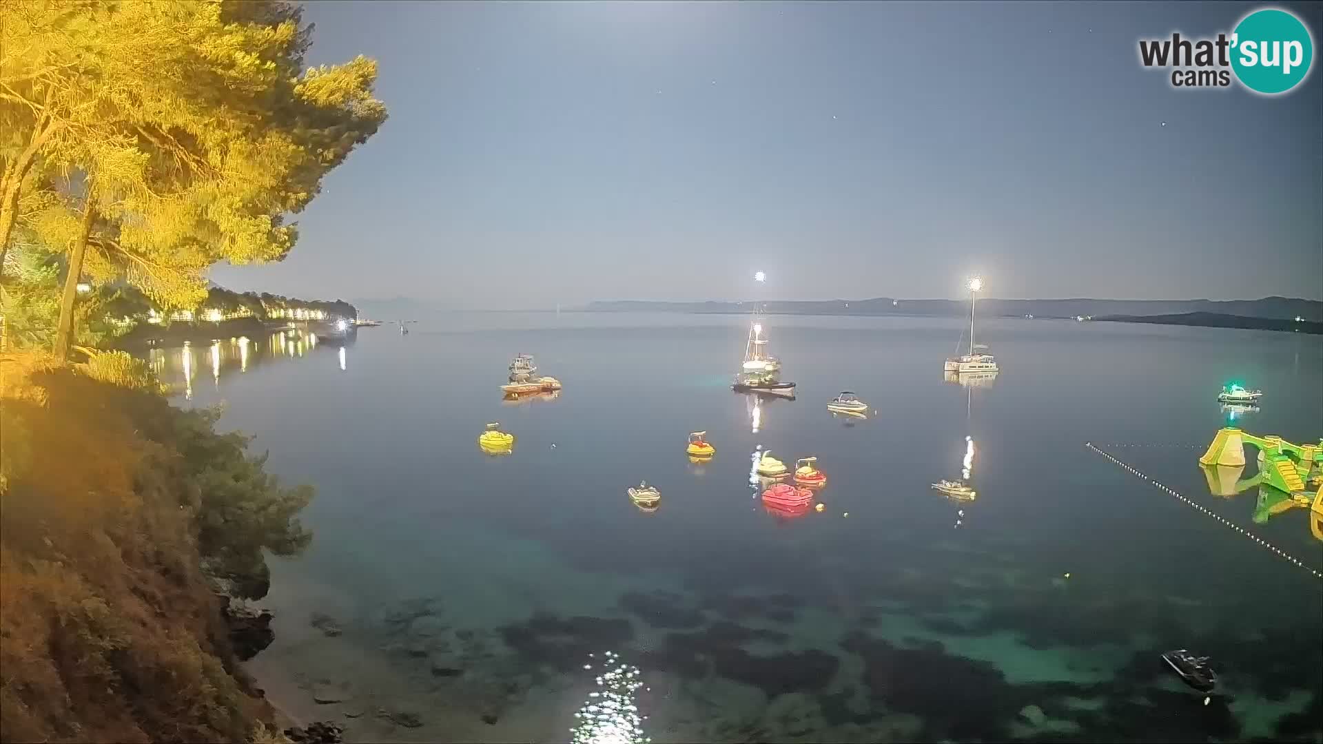 Webcam Potočine Beach Bol – Live View of Borak Beach, Brač Island