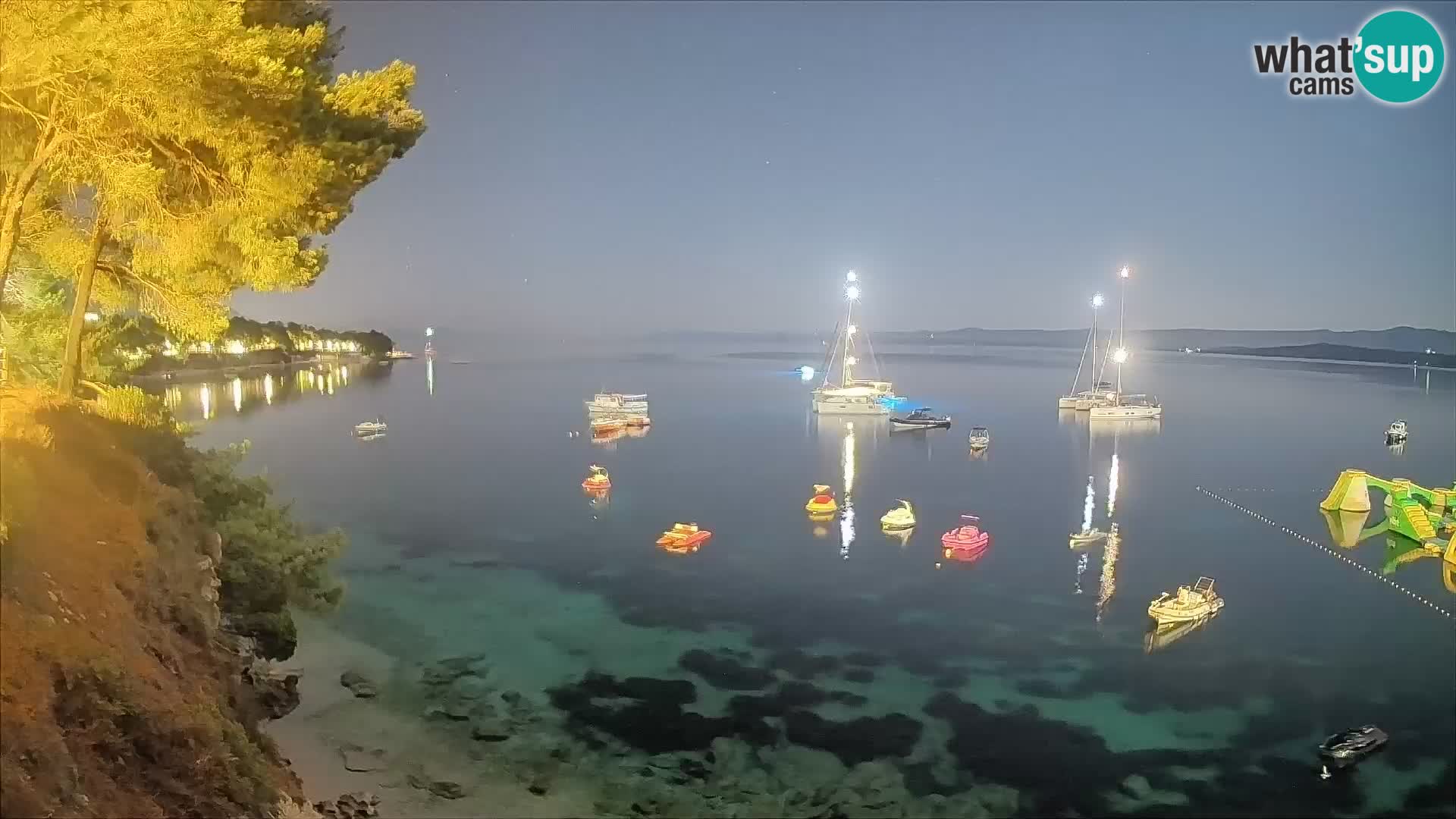 Webcam Potočine Beach Bol – Live View of Borak Beach, Brač Island