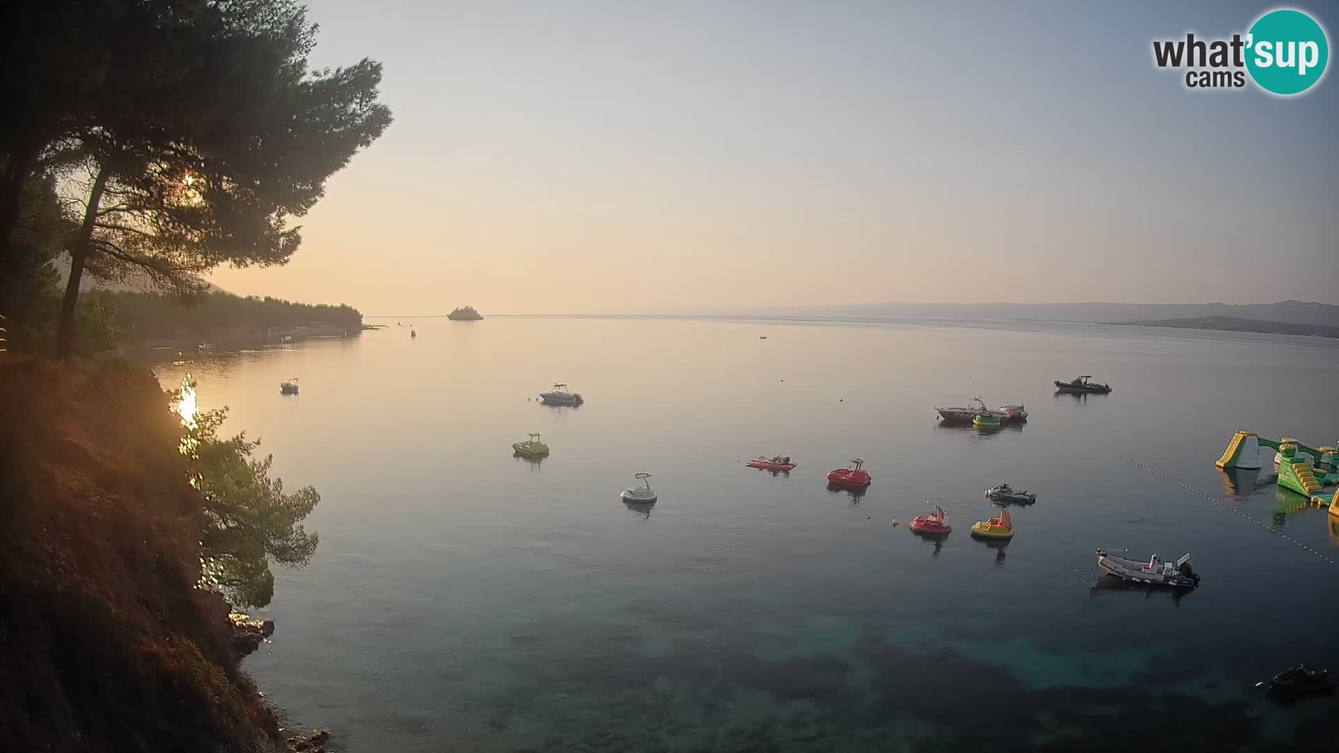 Webcam Potočine Beach Bol – Live View of Borak Beach, Brač Island