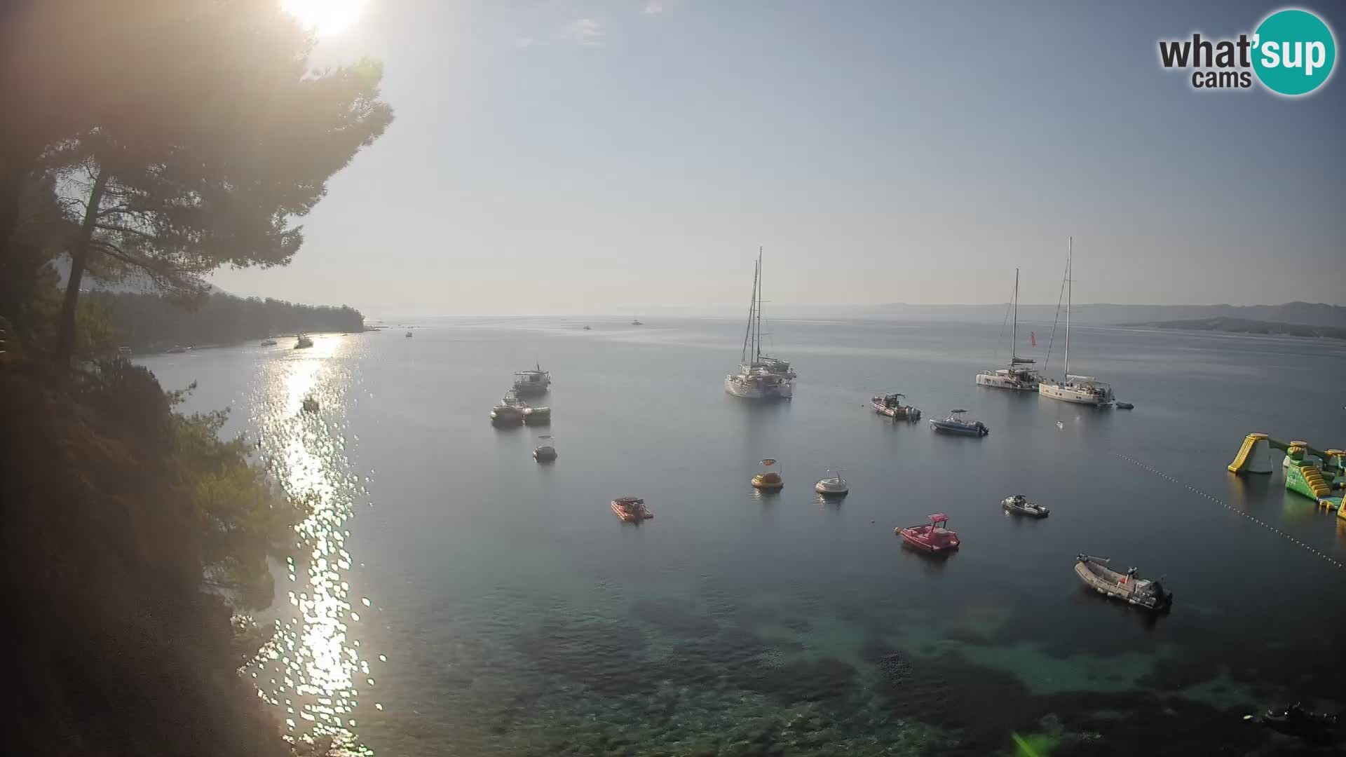 Webcam Strand Potočine Bol – Liveblick auf Borak Beach, Insel Brač