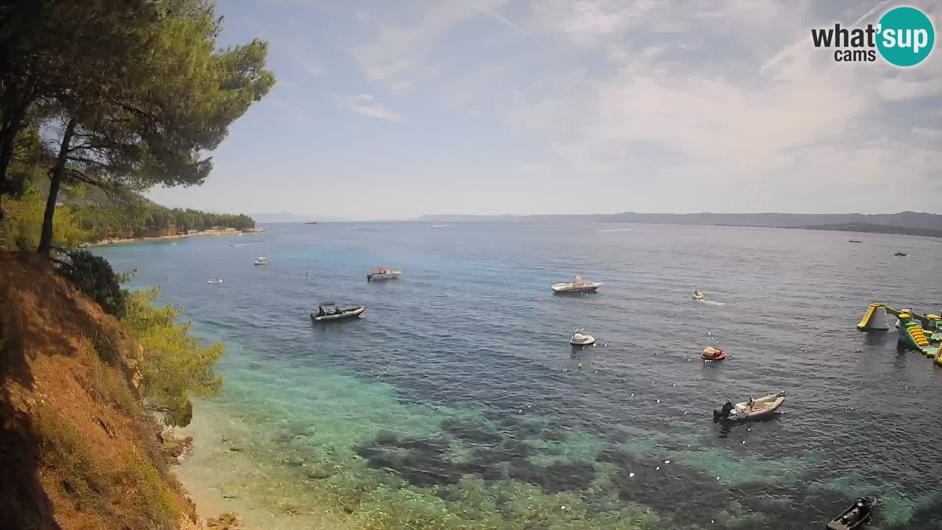 Webcam Strand Potočine Bol – Liveblick auf Borak Beach, Insel Brač