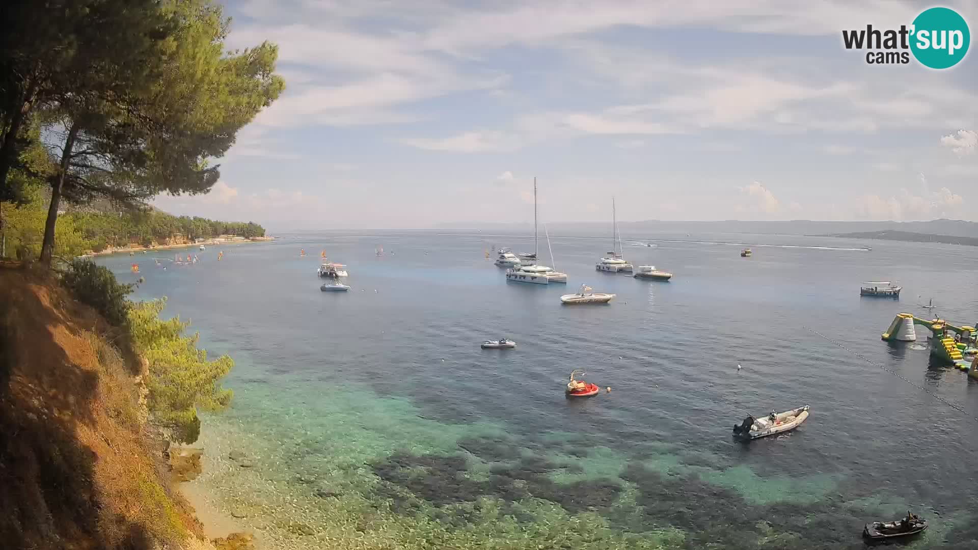 Webcam Strand Potočine Bol – Liveblick auf Borak Beach, Insel Brač