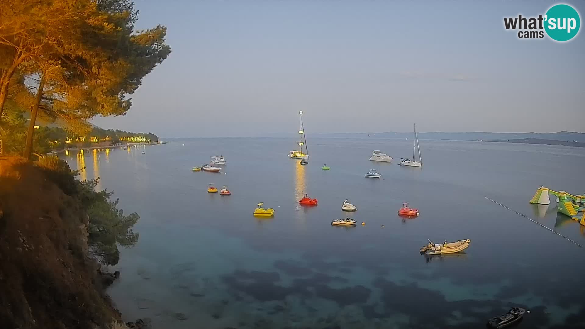 Webcam Strand Potočine Bol – Liveblick auf Borak Beach, Insel Brač