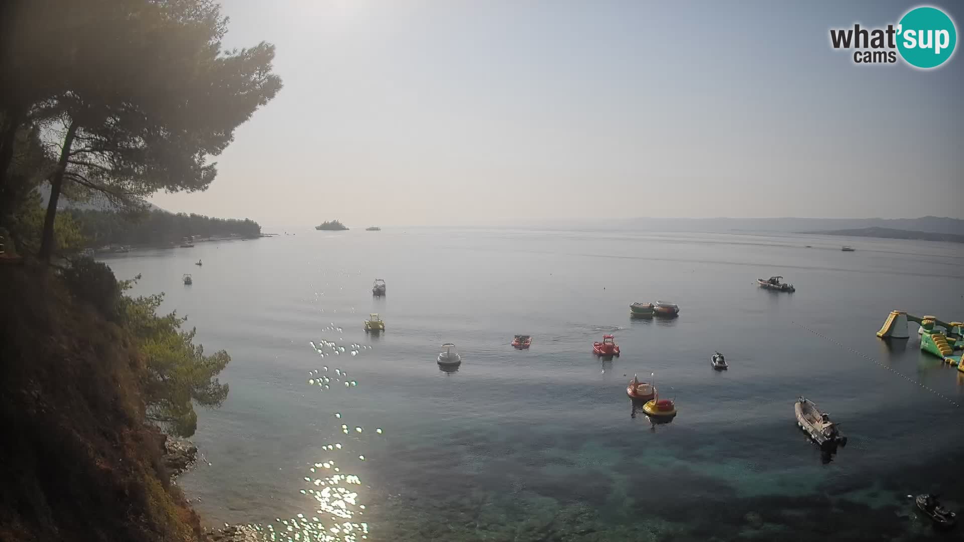 Webcam Potočine Beach Bol – Live View of Borak Beach, Brač Island