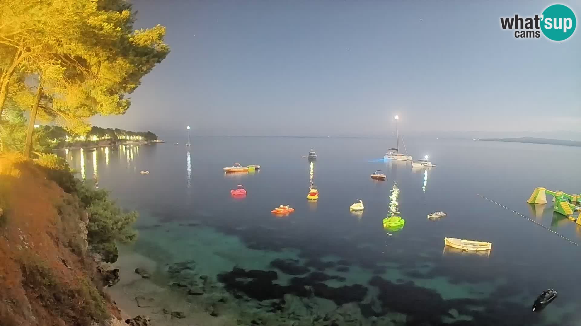 Webcam plage Potočine Bol – Vue en direct sur Borak Beach, île de Brač