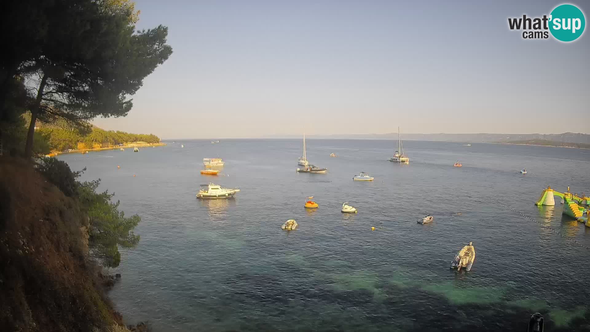 Webcam Strand Potočine Bol – Liveblick auf Borak Beach, Insel Brač