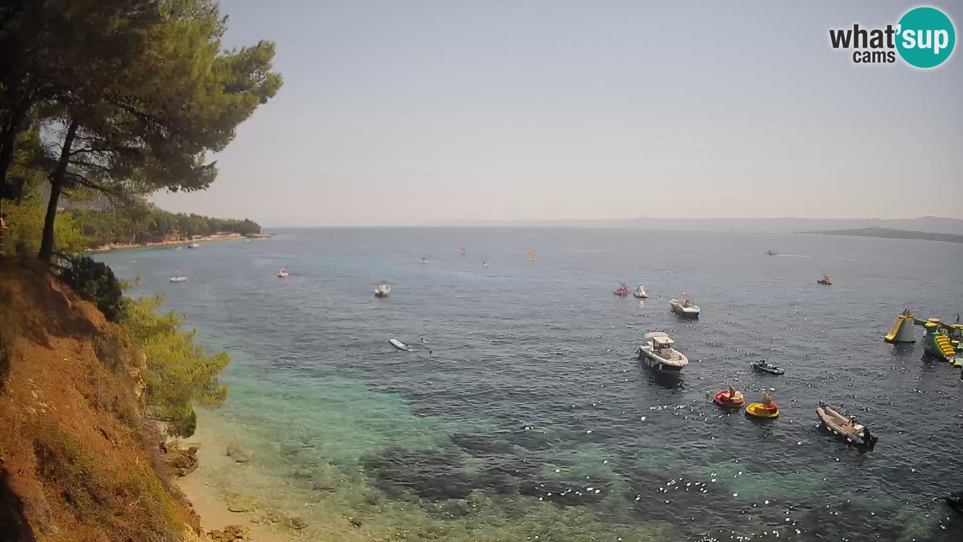Webcam Potočine Beach Bol – Live View of Borak Beach, Brač Island