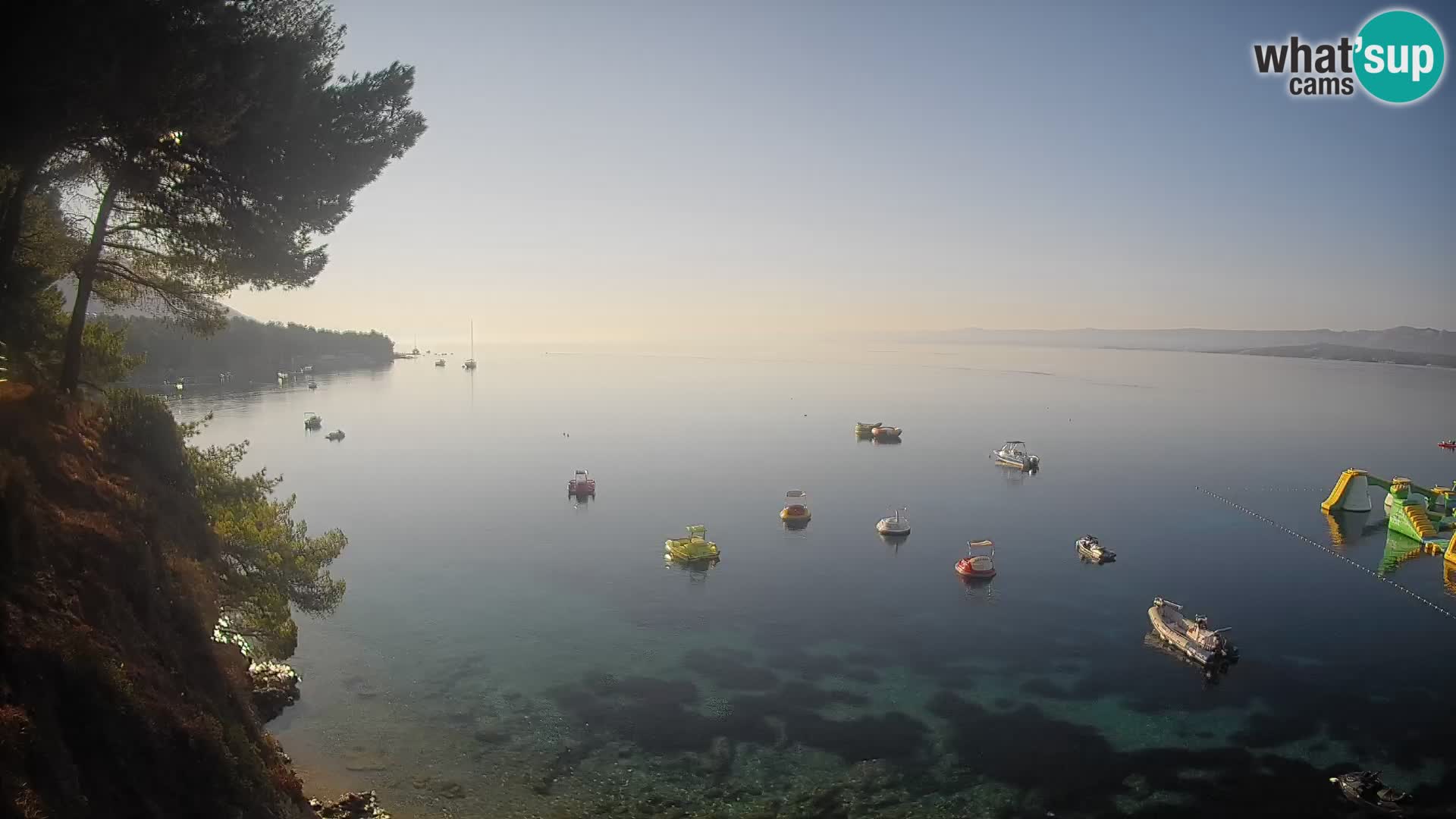 Webcam Strand Potočine Bol – Liveblick auf Borak Beach, Insel Brač
