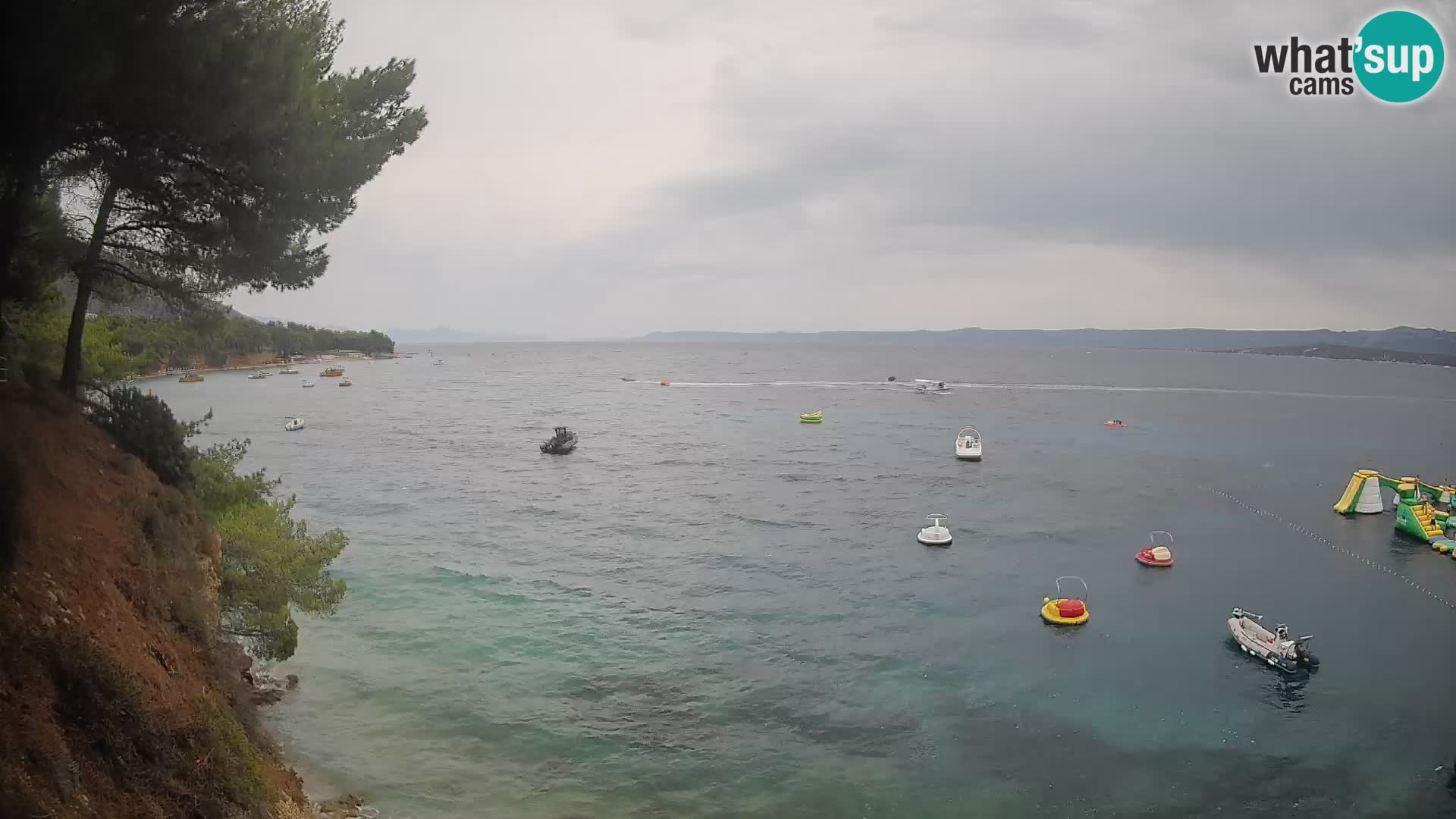 Web kamera Potočine Bol – Pogled uživo na plažu Borak, otok Brač