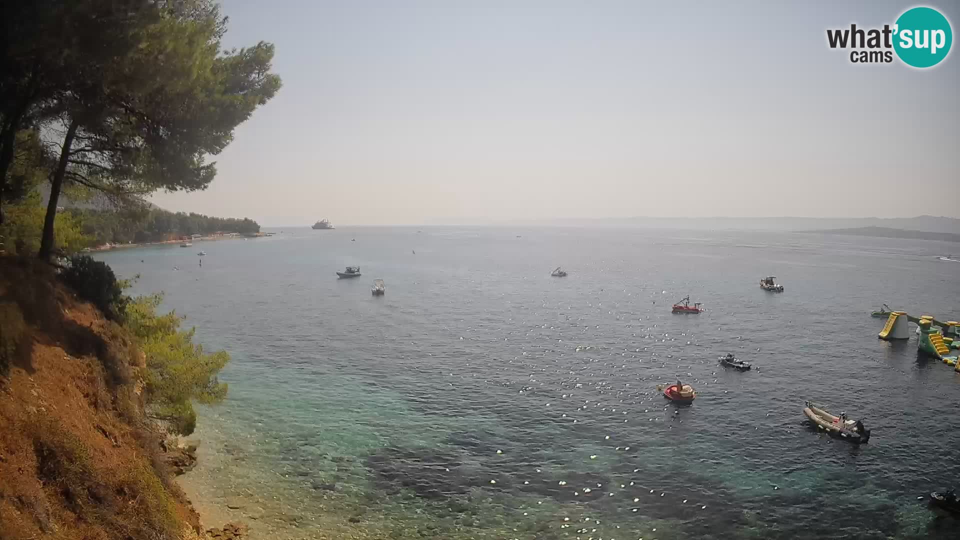 Webcam Strand Potočine Bol – Liveblick auf Borak Beach, Insel Brač
