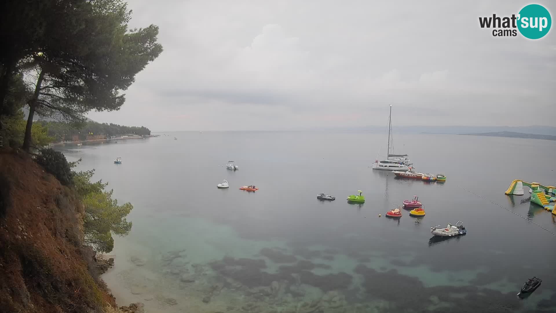 Webcam Potočine Beach Bol – Live View of Borak Beach, Brač Island