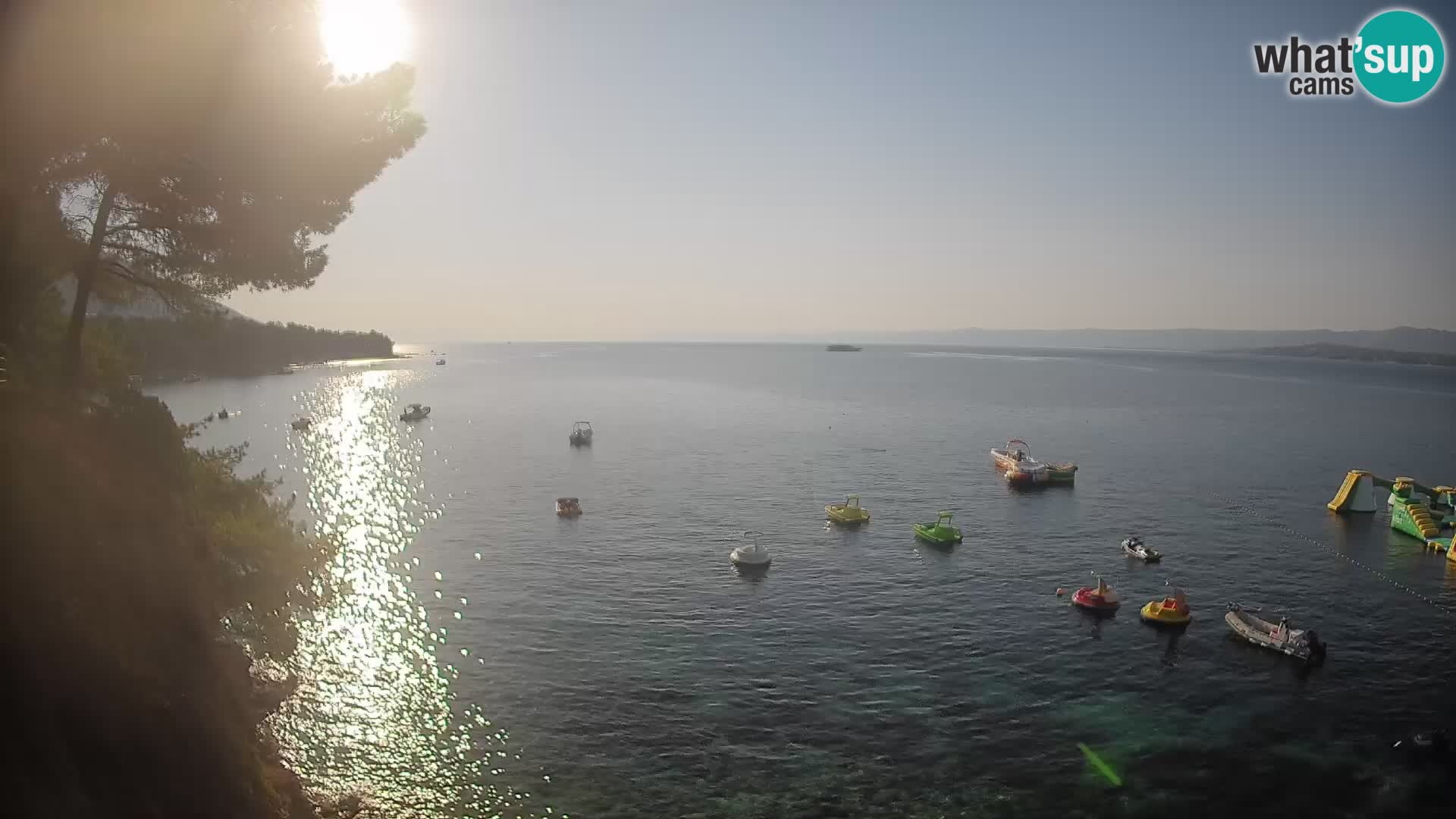 Webcam Playa Potočine Bol – Vista en vivo de Borak Beach, Isla de Brač