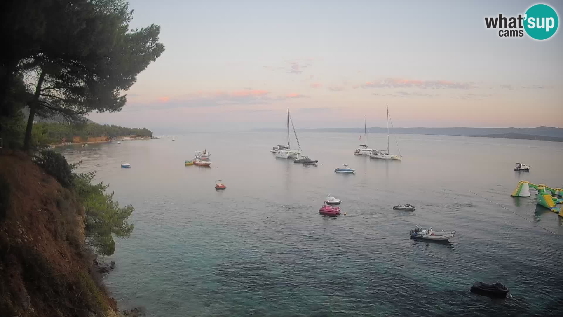 Webcam Potočine Beach Bol – Live View of Borak Beach, Brač Island