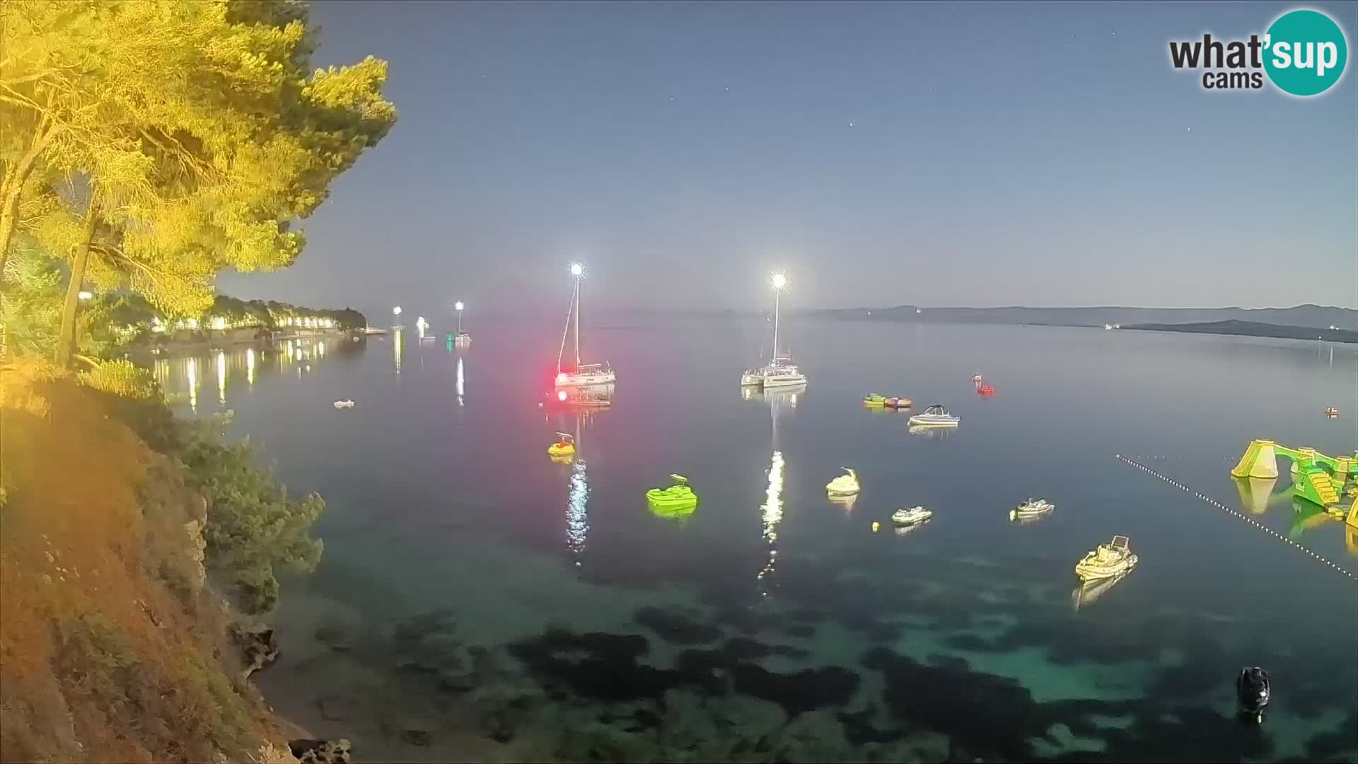 Webcam Strand Potočine Bol – Liveblick auf Borak Beach, Insel Brač