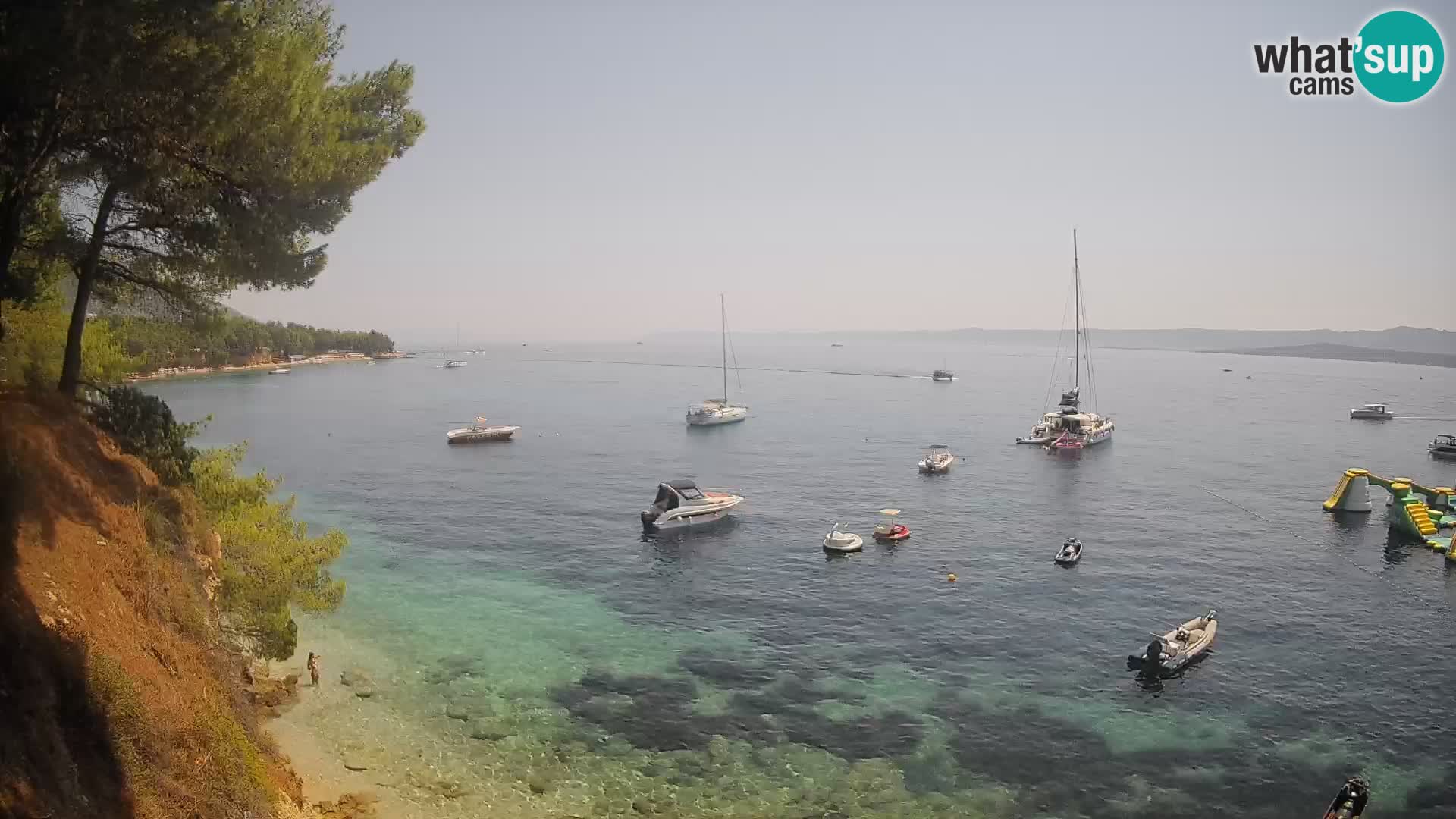Webcam Strand Potočine Bol – Liveblick auf Borak Beach, Insel Brač