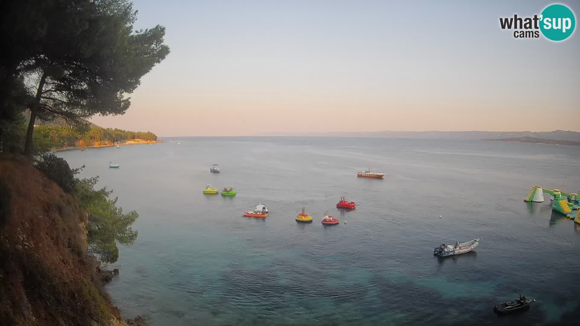 Webcam Strand Potočine Bol – Liveblick auf Borak Beach, Insel Brač