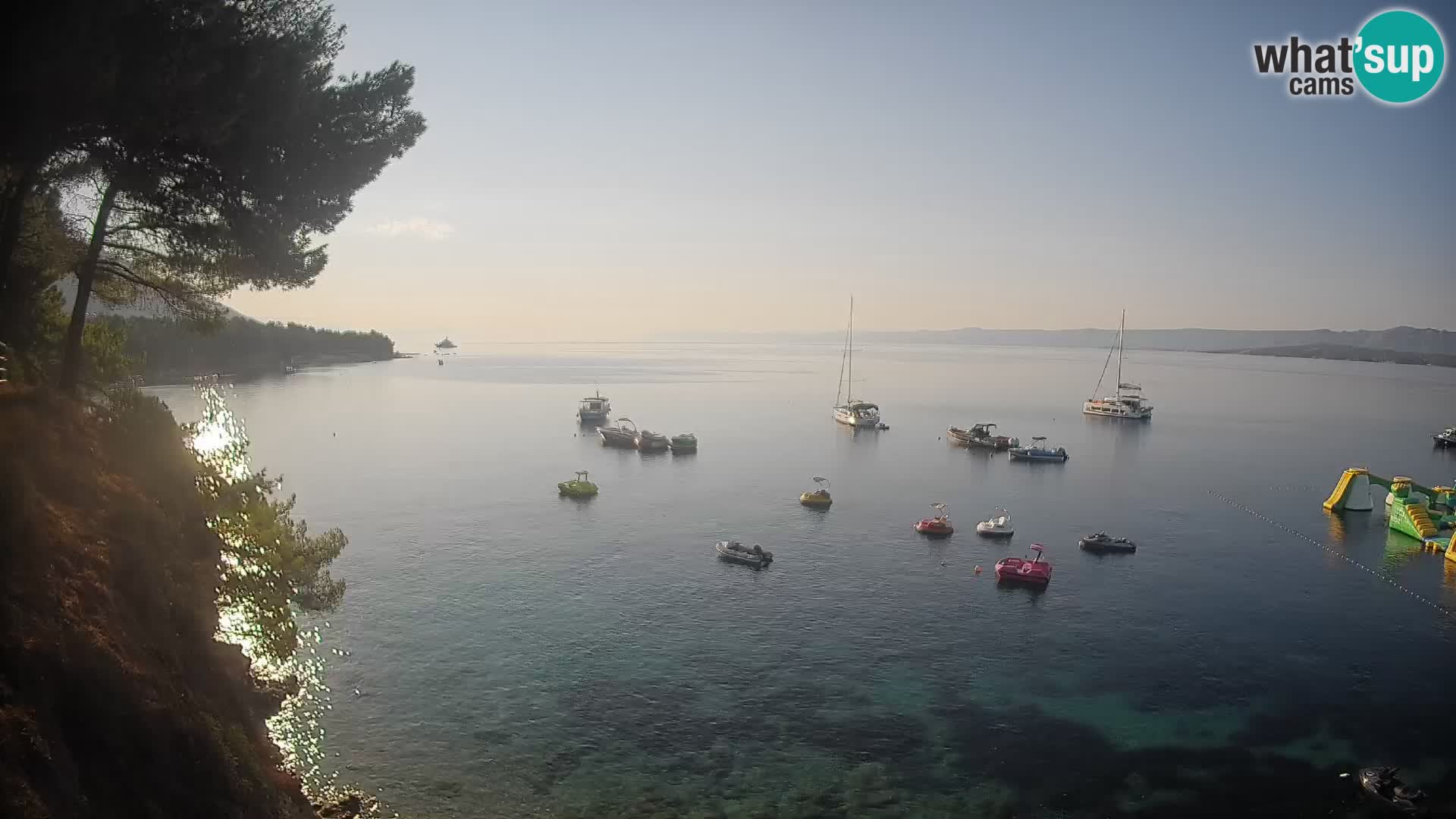 Webcam Strand Potočine Bol – Liveblick auf Borak Beach, Insel Brač